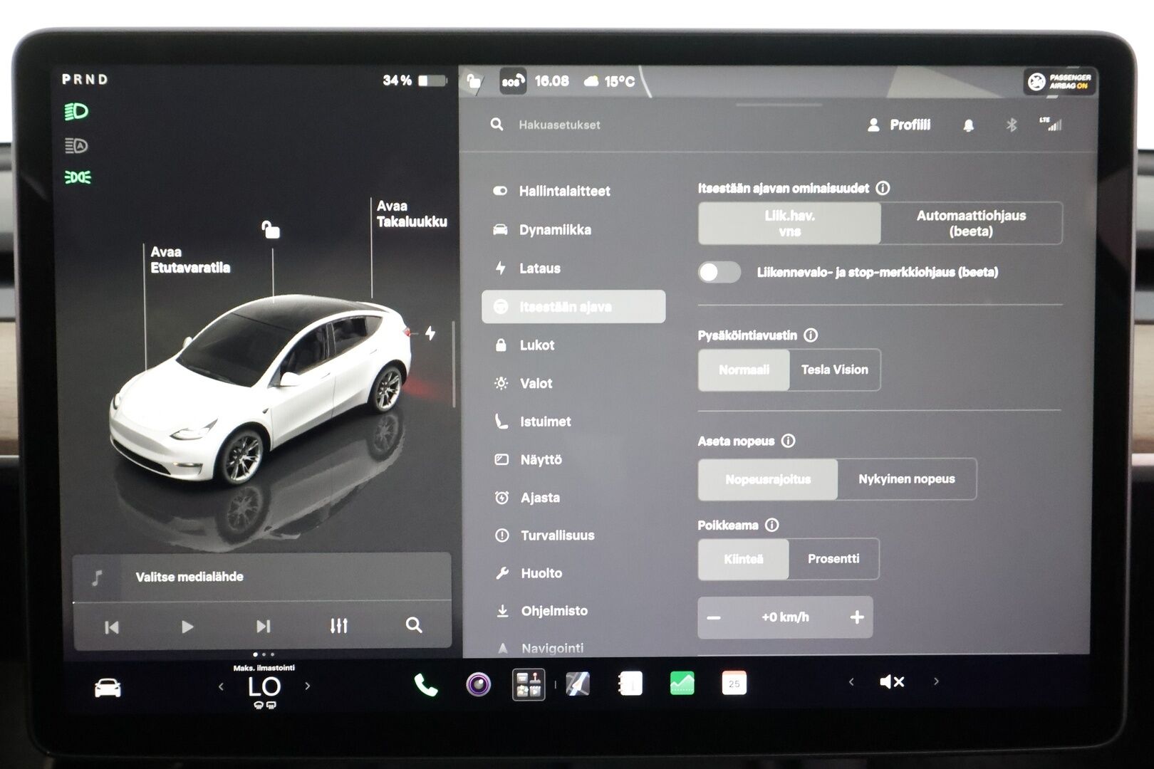 Tesla Model Y 2022 Long Range - | Koukku | ILP | Lasikatto | ACC | Matrix-LED | P.Kamera | Muistipenkki | Premium Audio | Navi | Kaistavahti | Keyless | 2x Latauskaapelit | Suomi-auto |
