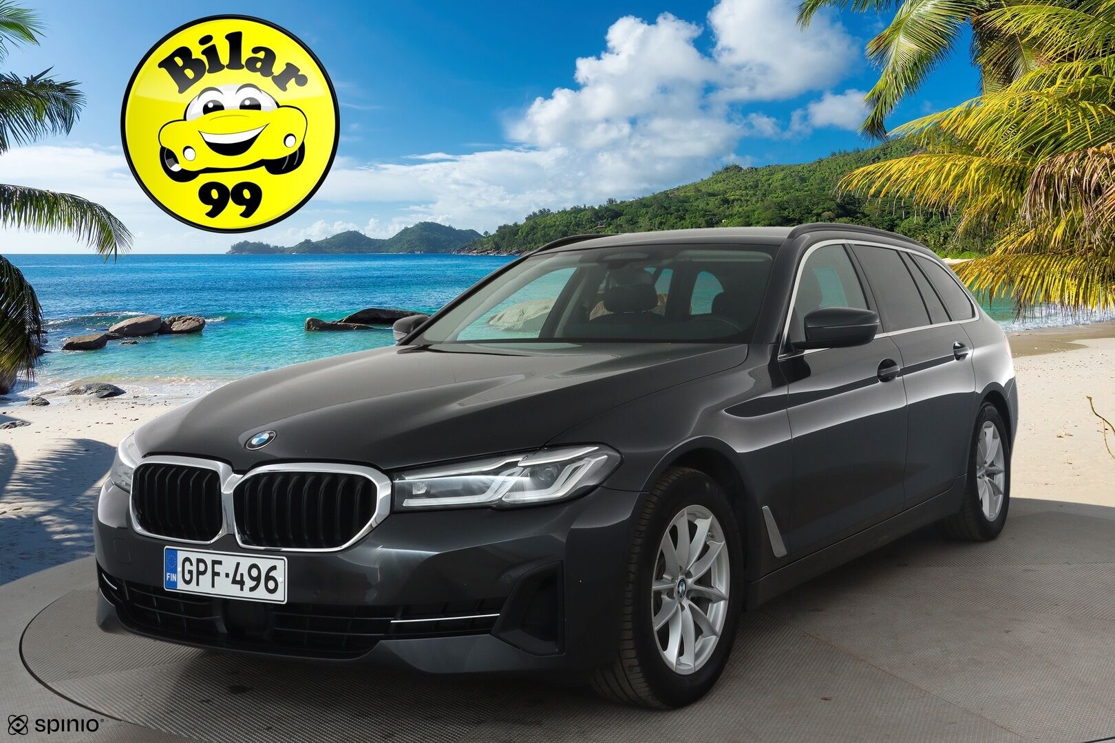 BMW 520 2022 G31 Touring 520d A xDrive MHEV *ACC / Webasto / Comfort Access / LED / Navi / Koukku / H&K / P.kamera* - 1.Om Suomi-auto / Kahdet renkaat aluvanteilla