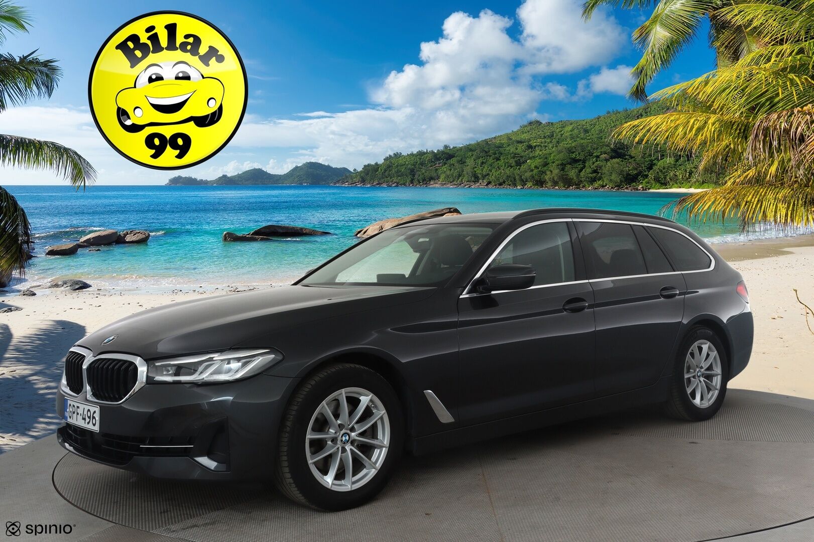 BMW 520 2022 G31 Touring 520d A xDrive MHEV *ACC / Webasto / Comfort Access / LED / Navi / Koukku / H&K / P.kamera* - 1.Om Suomi-auto / Kahdet renkaat aluvanteilla