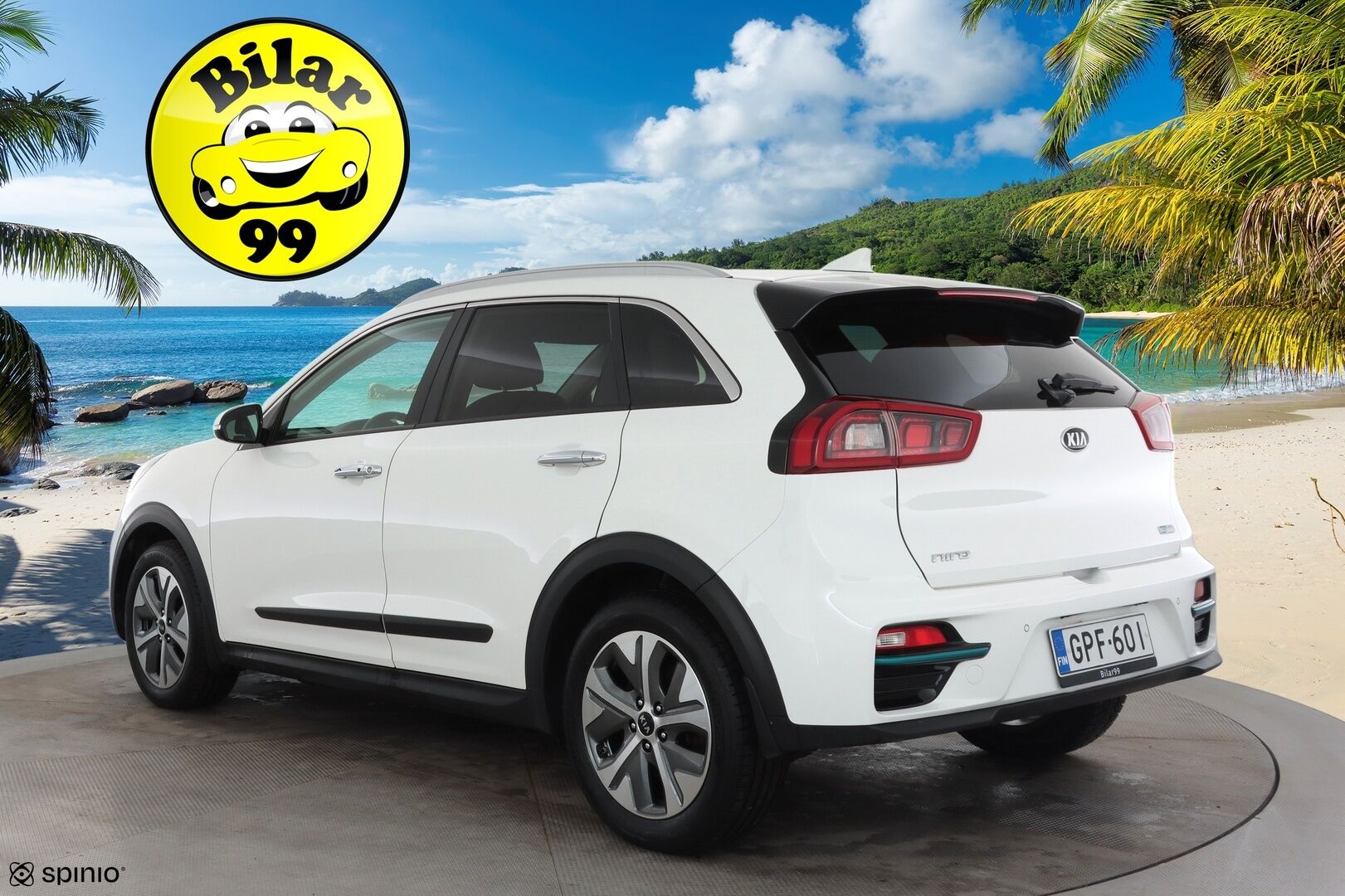 Kia Niro Electric 2019 Business Luxury 64 kWh 204 hv * ACC / P.kamera / ILP / Lasikattoluukku / JBL / Muistipenkki / Navi / Ilmastoidut nahat * - Akku kuntotarkastettu / Kahdet renkaat aluvanteilla / Merkkihuollettu