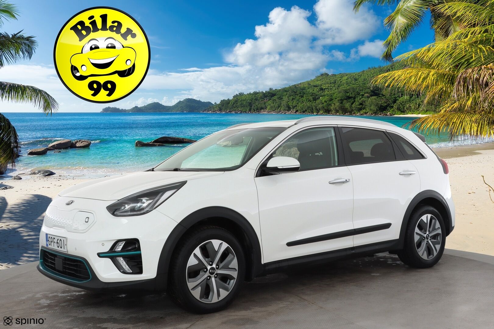 Kia Niro Electric 2019 Business Luxury 64 kWh 204 hv * ACC / P.kamera / ILP / Lasikattoluukku / JBL / Muistipenkki / Navi / Ilmastoidut nahat * - Akku kuntotarkastettu / Kahdet renkaat aluvanteilla / Merkkihuollettu