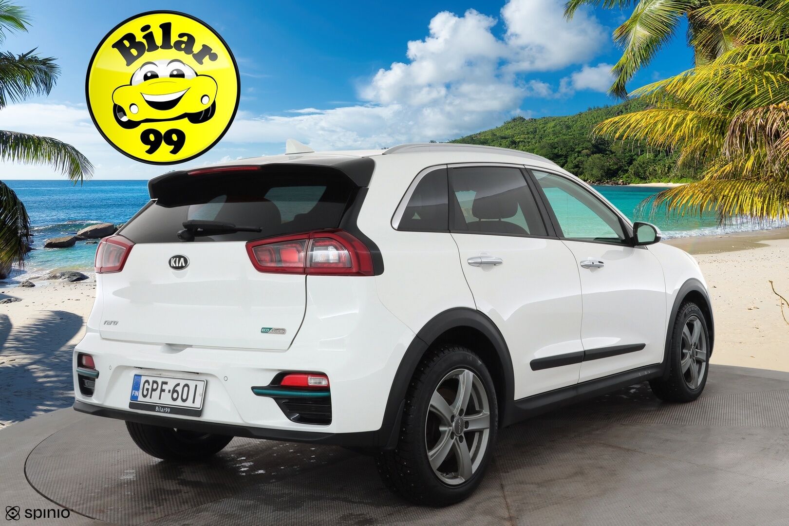 Kia Niro Electric 2019 Business Luxury 64 kWh 204 hv * ACC / P.kamera / ILP / Lasikattoluukku / JBL / Muistipenkki / Navi / Ilmastoidut nahat * - Akku kuntotarkastettu / Kahdet renkaat aluvanteilla / Merkkihuollettu