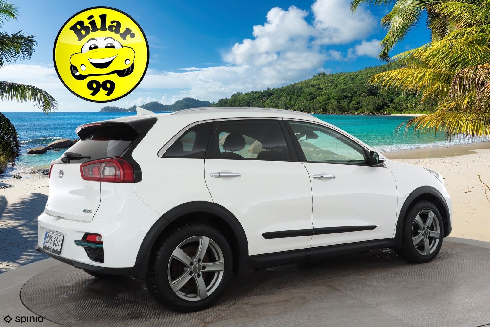 Kia NIRO 2019 Business Luxury 64 kWh 204 hv * ACC / P.kamera / ILP / Lasikattoluukku / JBL / Muistipenkki / Navi / Ilmastoidut nahat * - Akku kuntotarkastettu / Kahdet renkaat aluvanteilla / Merkkihuollettu