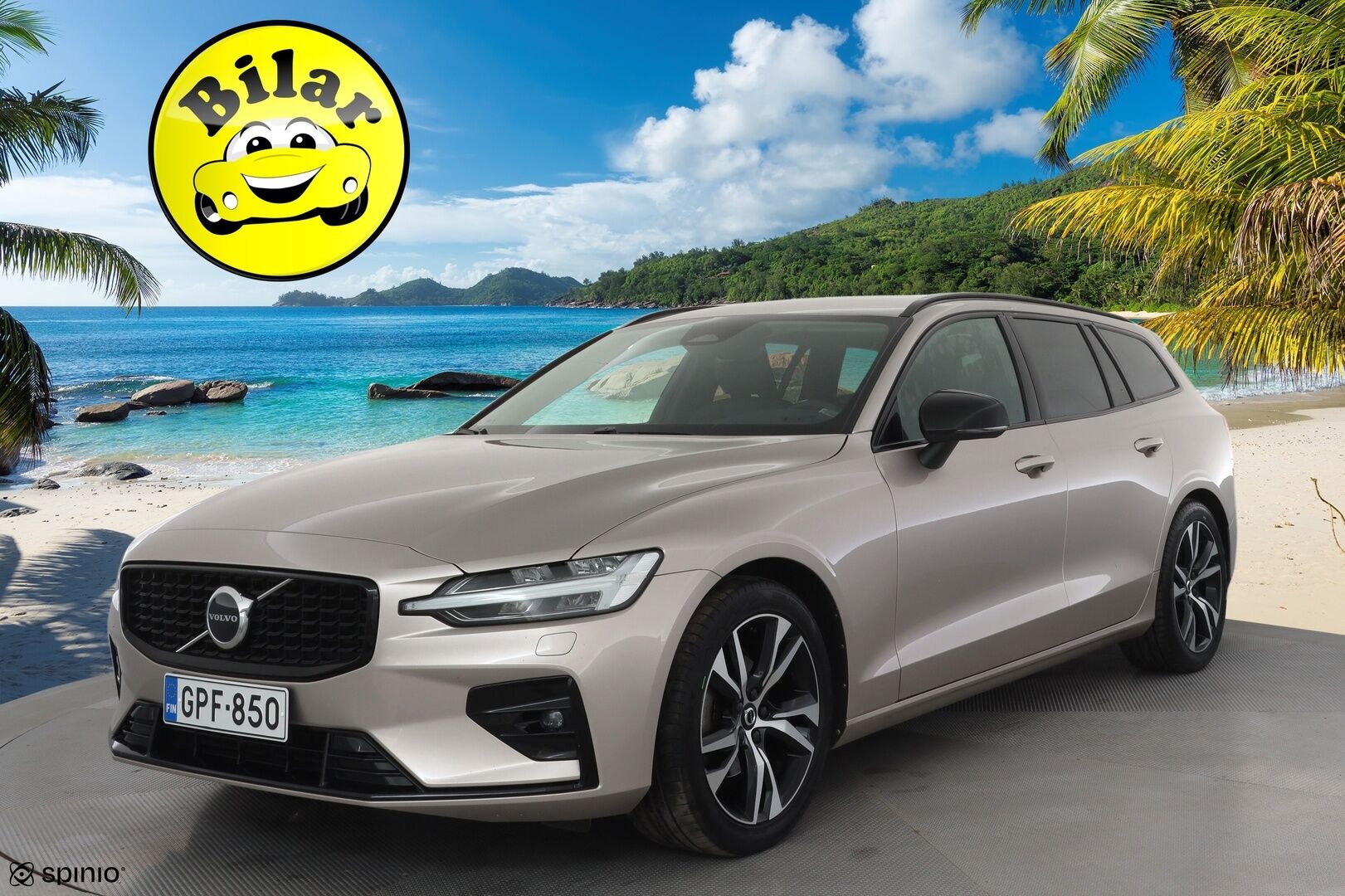 Volvo V60 2023 B4 MHEV Business Plus Dark DCT aut - | Pilot assist | Webasto | Koukku | Full-LED | High Performance Audio | Muistinahat | P.kamera | Ratinlämmitys | keyless | Apple&Android | 1.Om Suomi-auto | Kahdet Renkaat |