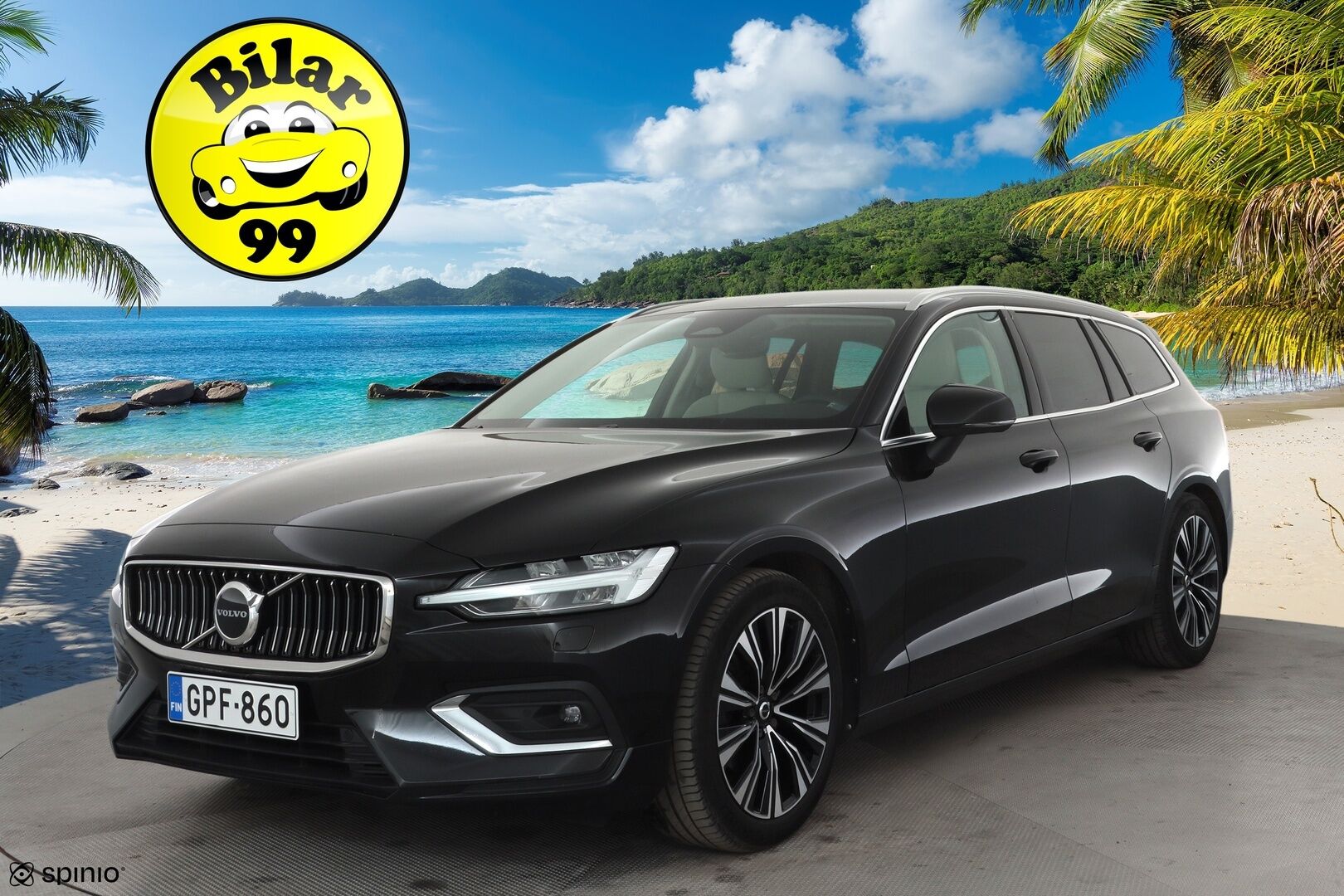 Volvo V60 2023 B3 MHEV Business Plus Bright DCT aut * Webasto / ACC / Full-LED / P.kamera / Sportnahat Muistilla / Navi / Keyless * - 1-om Suomi-auto / Kahdet renkaat aluvanteilla / Merkkihuollot - HULLUT AVAJAISHULINAT KORKOTARJOUS 3,29 %
