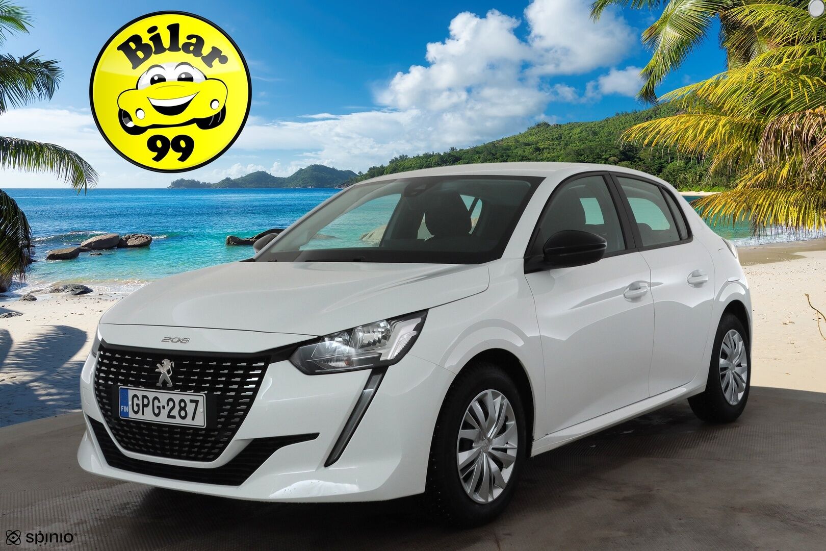 Peugeot 208 2023 Active PureTech 75 * 1-om Suomi-auto / Vakkari / Bluetooth / AC / Kaistavahti / Kahdet renkaat *