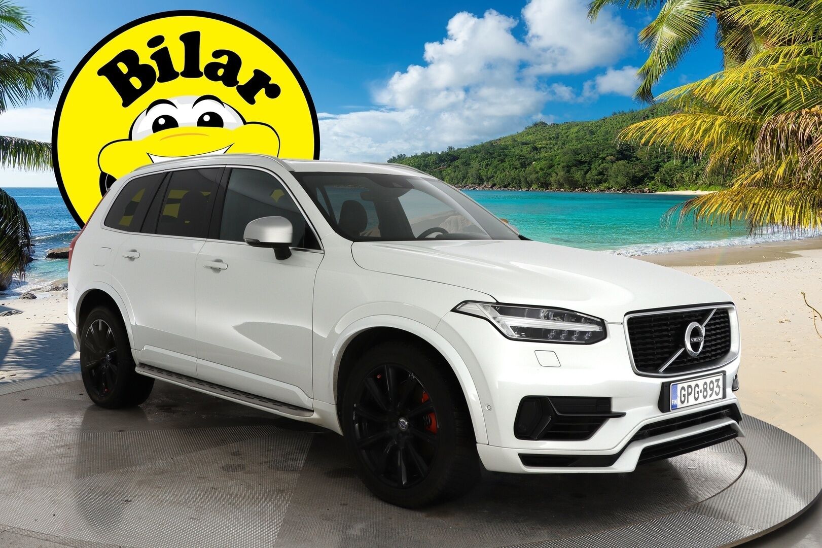 Volvo XC90 2017 T8 Twin Engine AWD R-Design aut. *ACC / Pilot Assist / HUD / B&W-äänentoisto / 7-p / Panorama / P.kamera / Full LED* - *2 Renkaat & Vanteet / Muistipenkit edessä / Kattava huoltohistoria / Uudet rengassarjat / Kotilaturi*