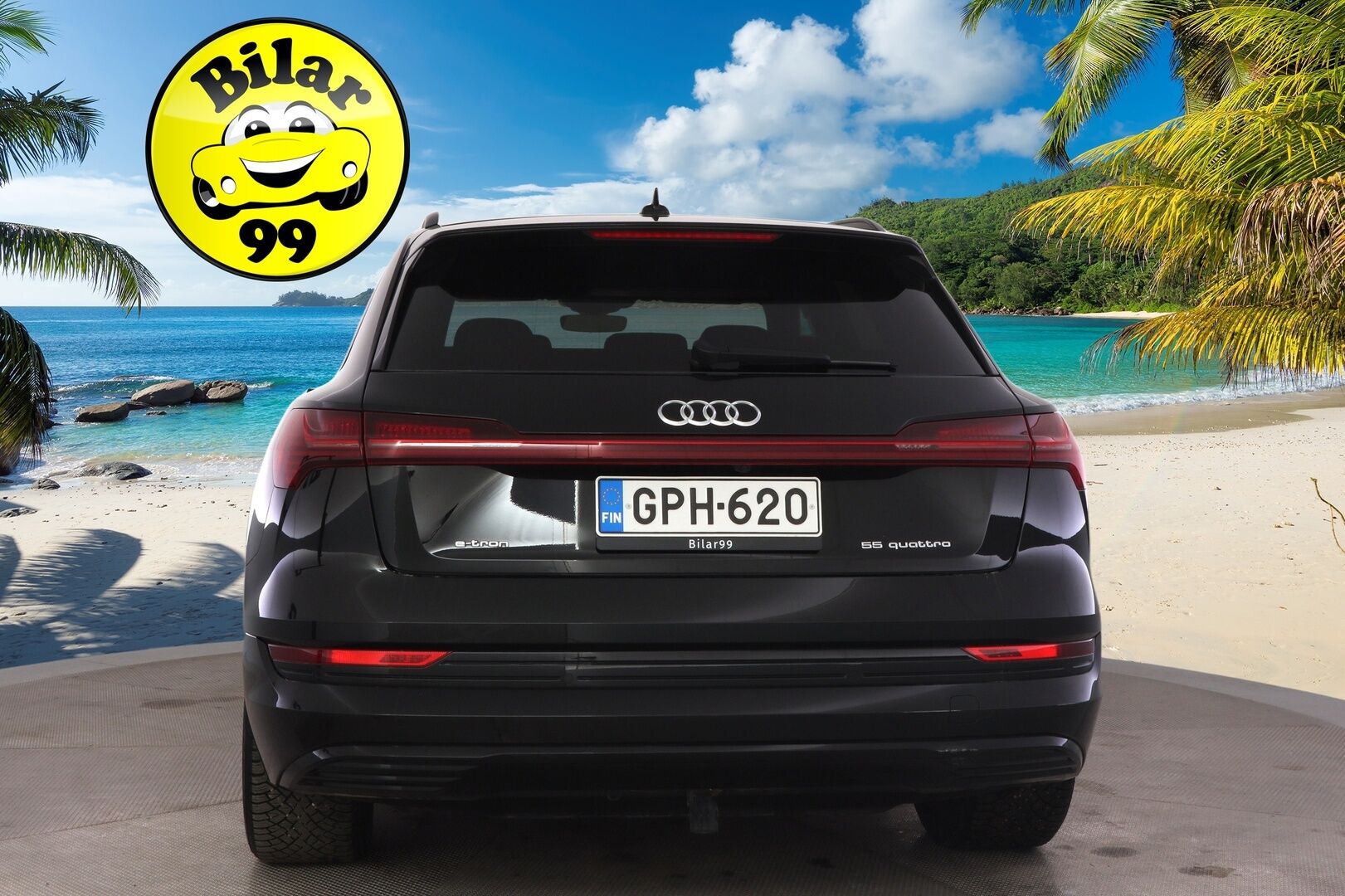 Audi e-tron 2019 55 Quattro* Adapt. Vak. / Sporttipenkit / HUD / Koukku / Muistipenkki / 360° Kamera / Navi / KESSY / Sähkökontti / Koukku* - *2x latauskaapelit / 2x Renkaat & Vanteet / Kattava huoltohistoria!*