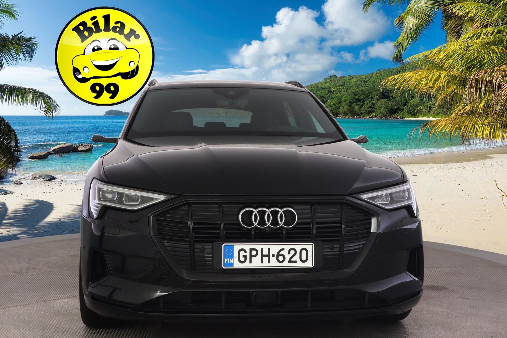 Audi e-tron 2019 55 Quattro* Adapt. Vak. / Sporttipenkit / HUD / Koukku / Muistipenkki / 360° Kamera / Navi / KESSY / Sähkökontti / Koukku* - *2x latauskaapelit / 2x Renkaat & Vanteet / Kattava huoltohistoria!*