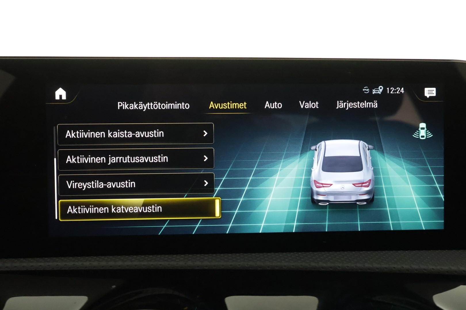 Mercedes-Benz CLA 2023 250 e A Business Edition * Widescreen / Distronic+ / LED / P.kamera / Apple&Android / Sporttipenkki * - Kaistavahti / Katveavustin / 1-om Suomi-auto / Kahdet renkaat aluvanteilla / 2x Latauskaapelit