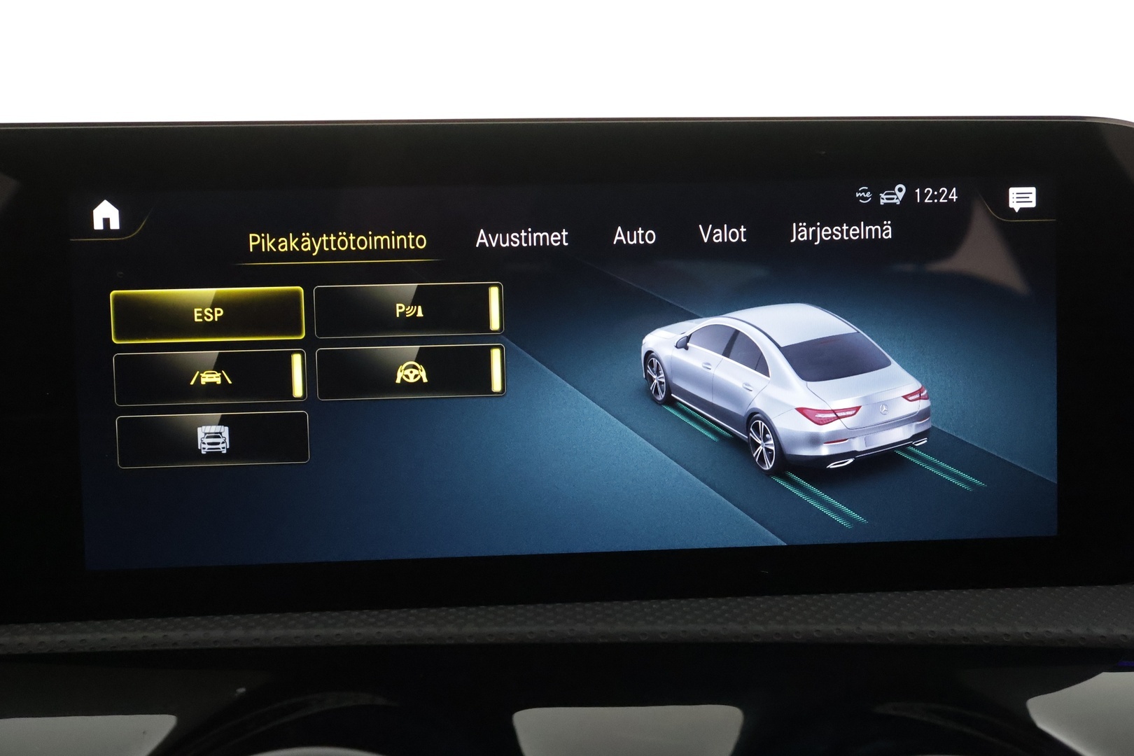 Mercedes-Benz CLA 2023 250 e A Business Edition * Widescreen / Distronic+ / LED / P.kamera / Apple&Android / Sporttipenkki * - Kaistavahti / Katveavustin / 1-om Suomi-auto / Kahdet renkaat aluvanteilla / 2x Latauskaapelit