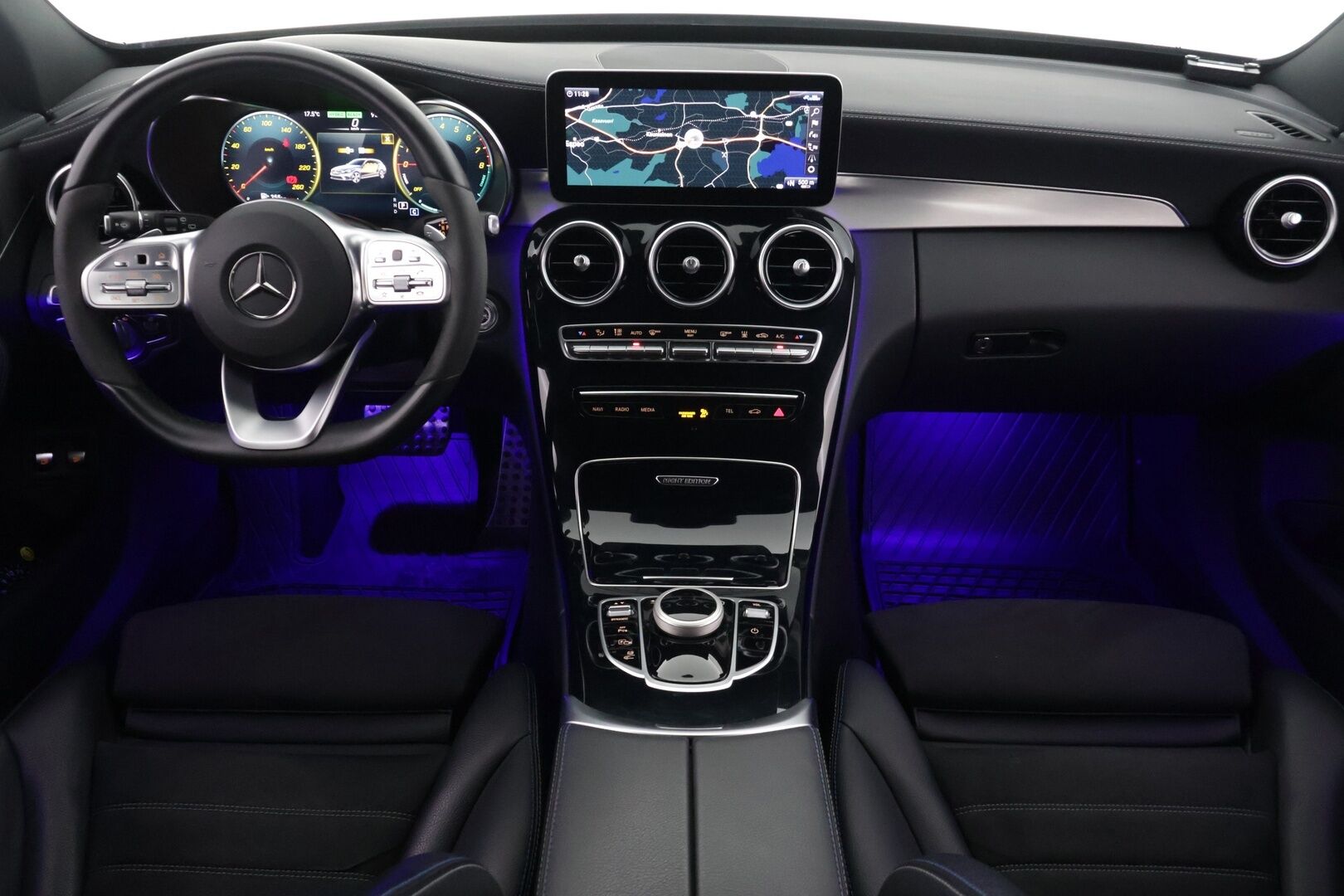 Mercedes-Benz C 2021 300 e T A Business AMG Edition EQ Power */ Night-paketti / Digimittaristo / P.kamera / Ambient / LED / Koukku / 2x renkaat /* - Näyttävä / Ilmainen kotiintoimitus / 2x renkaat - HULLUT JOULUT KORKOTARJOUS 2,49% 