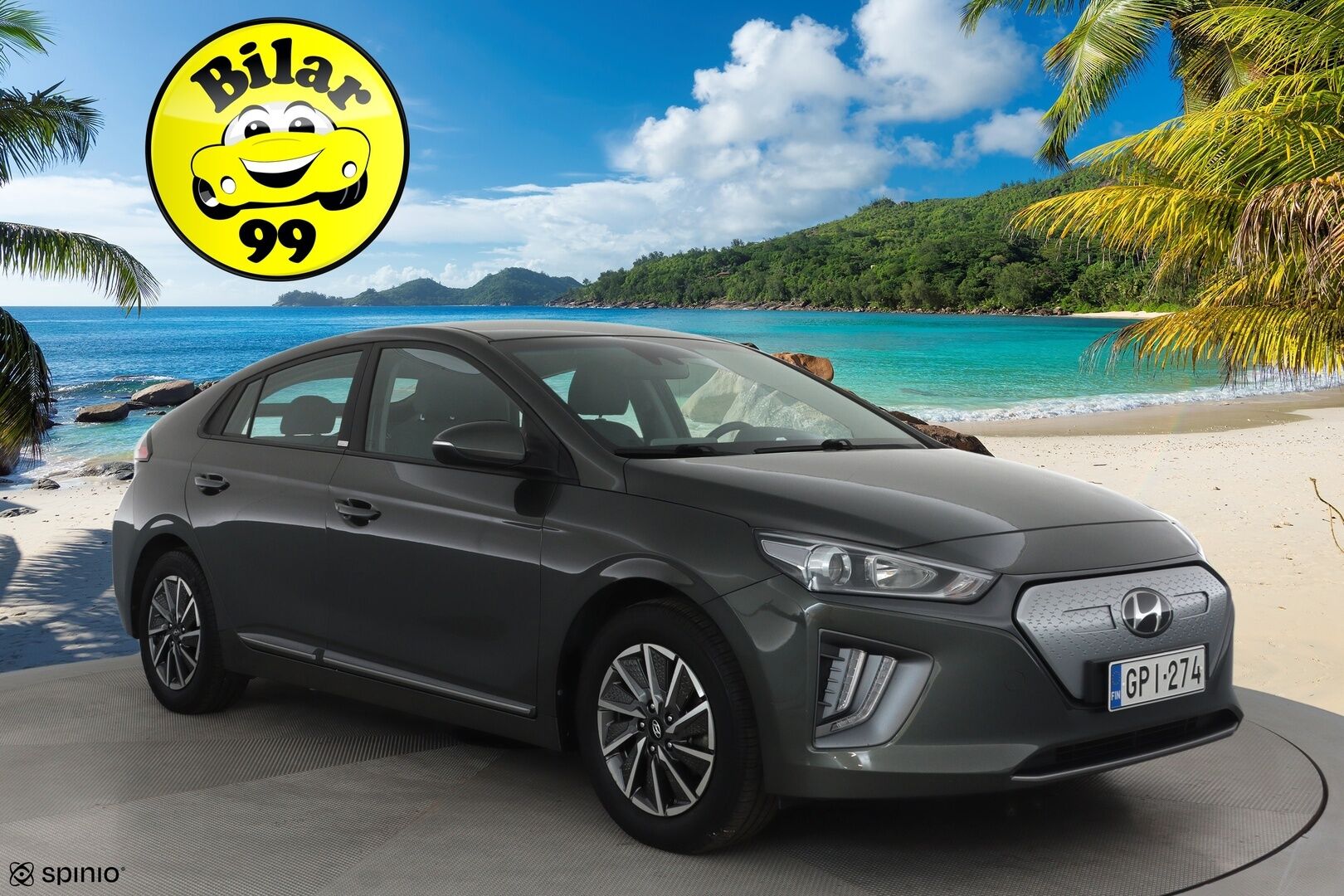 Hyundai IONIQ ELECTRIC 2021 38 kWh 136 hv **Adapt.vakkari / P.kamera / Navi / Ratinlämmitys / Infinity Audio / KeylessGo** - Akku kuntotarkastettu / Kahdet renkaat aluvanteilla