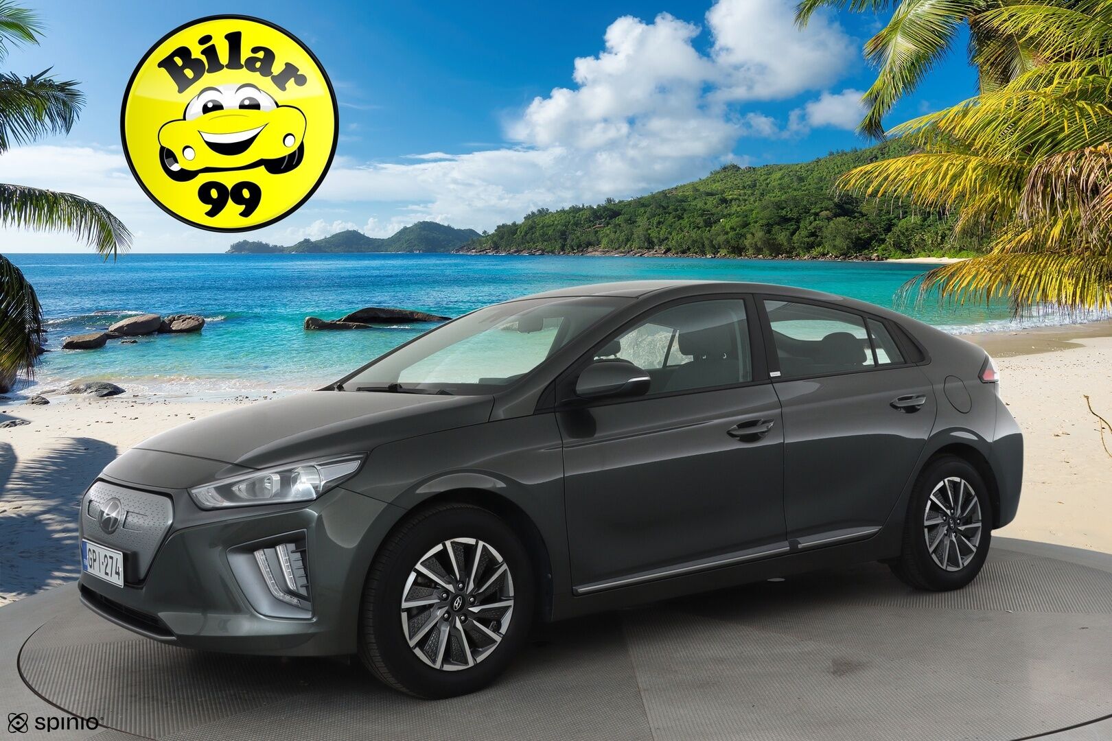 Hyundai IONIQ ELECTRIC 2021 38 kWh 136 hv **Adapt.vakkari / P.kamera / Navi / Ratinlämmitys / Infinity Audio / KeylessGo** - Akku kuntotarkastettu / Kahdet renkaat aluvanteilla