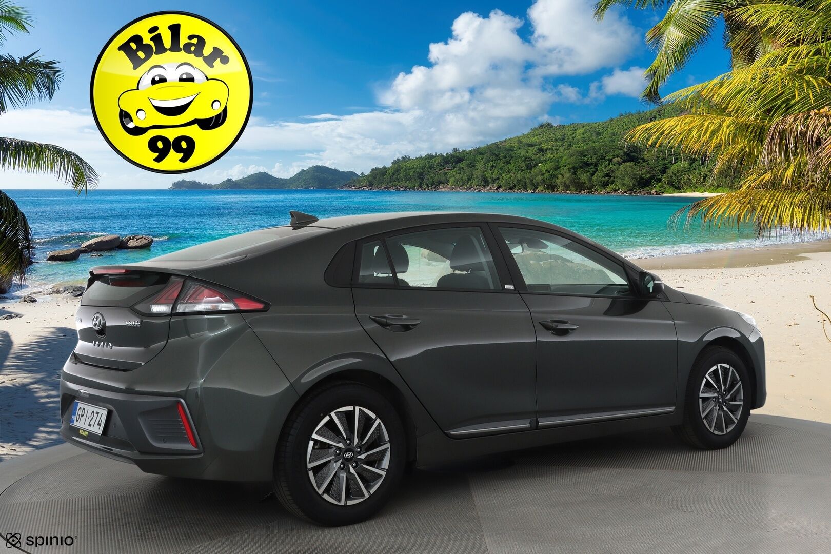 Hyundai IONIQ ELECTRIC 2021 38 kWh 136 hv **Adapt.vakkari / P.kamera / Navi / Ratinlämmitys / Infinity Audio / KeylessGo** - Akku kuntotarkastettu / Kahdet renkaat aluvanteilla