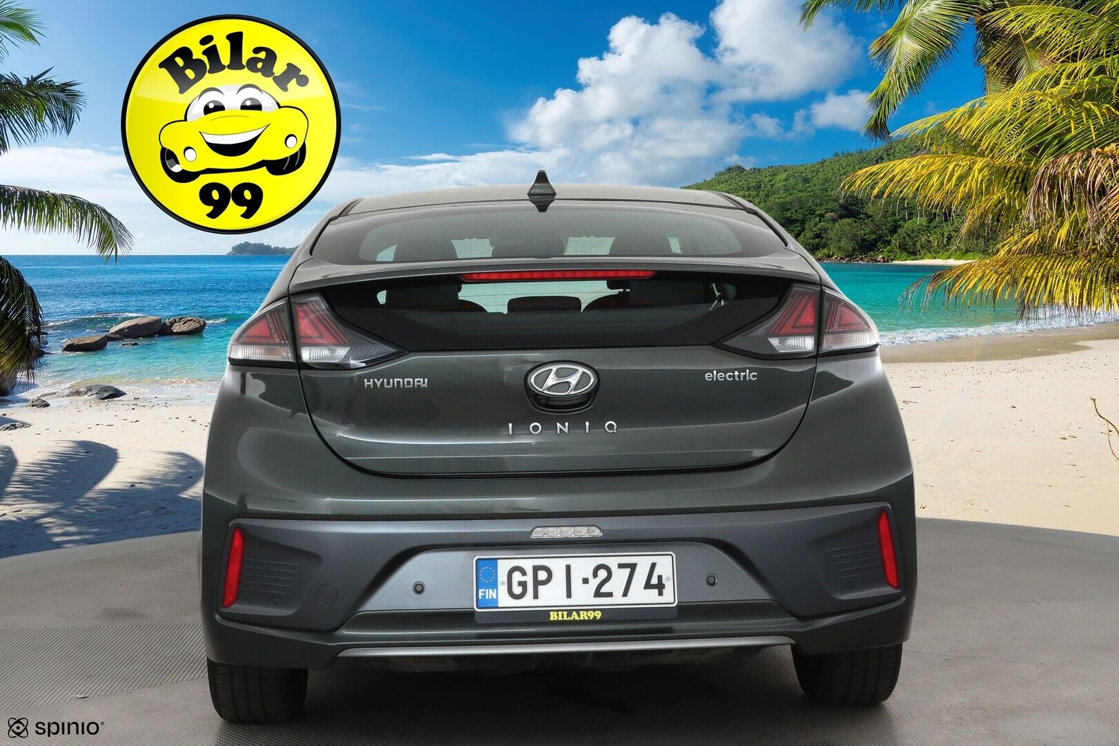 Hyundai IONIQ ELECTRIC 2021 38 kWh 136 hv **Adapt.vakkari / P.kamera / Navi / Ratinlämmitys / Infinity Audio / KeylessGo** - Akku kuntotarkastettu / Kahdet renkaat aluvanteilla