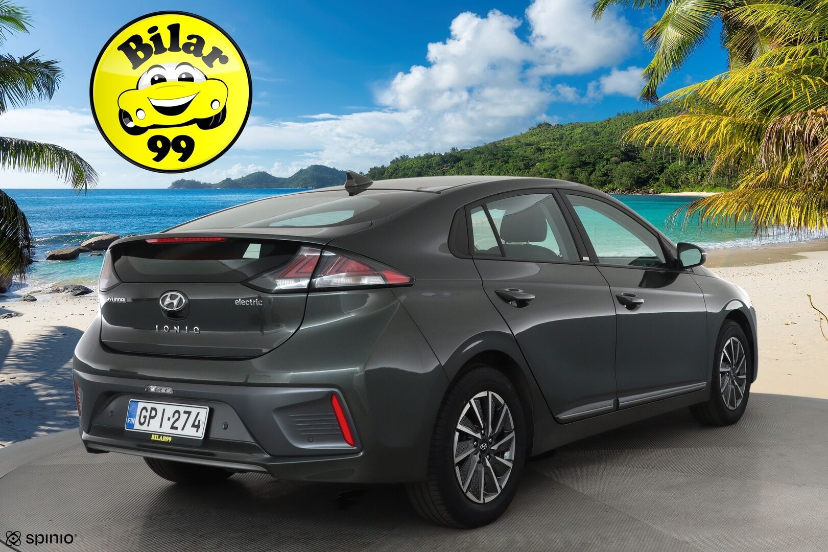 Hyundai IONIQ ELECTRIC 2021 38 kWh 136 hv **Adapt.vakkari / P.kamera / Navi / Ratinlämmitys / Infinity Audio / KeylessGo** - Akku kuntotarkastettu / Kahdet renkaat aluvanteilla