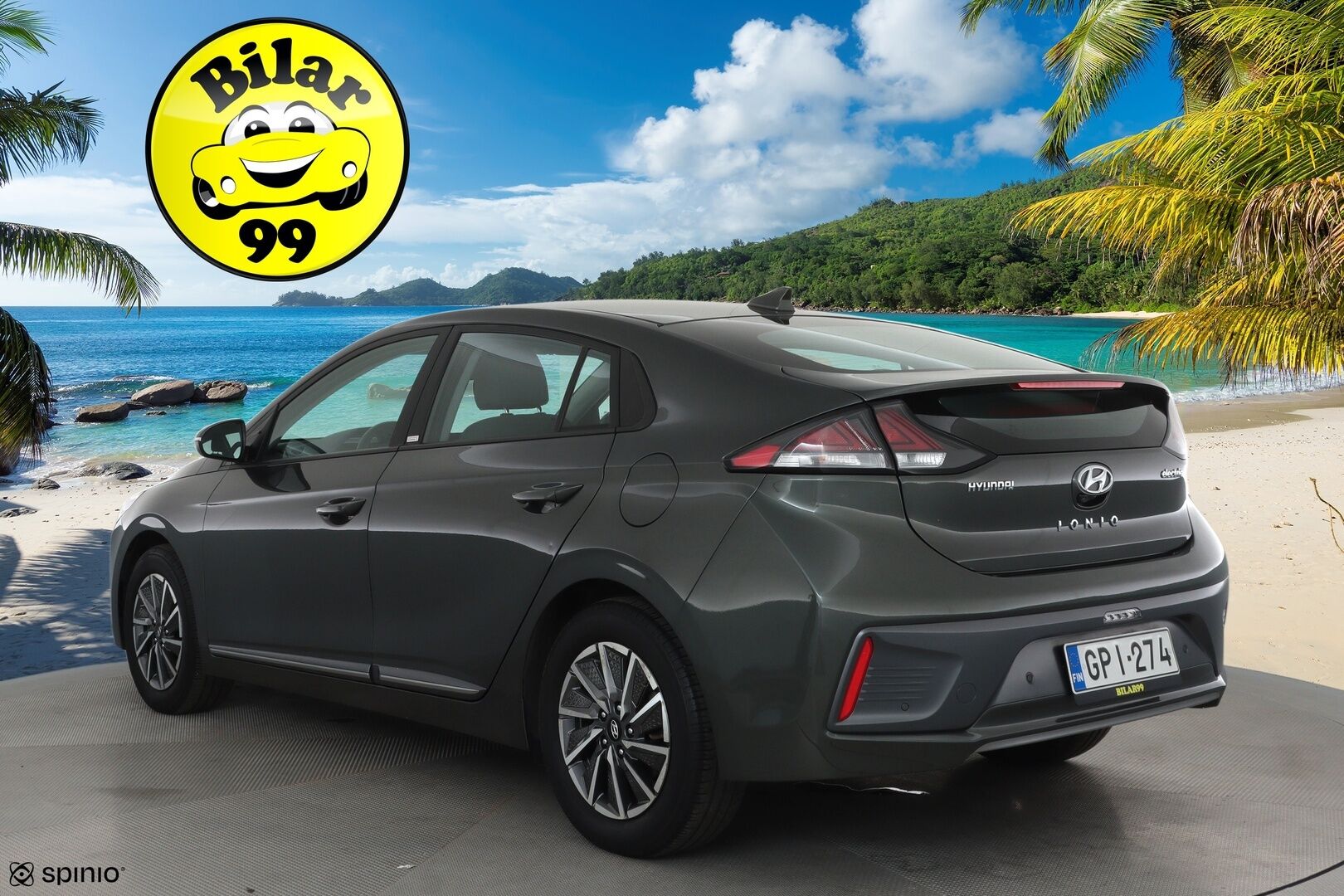 Hyundai IONIQ ELECTRIC 2021 38 kWh 136 hv **Adapt.vakkari / P.kamera / Navi / Ratinlämmitys / Infinity Audio / KeylessGo** - Akku kuntotarkastettu / Kahdet renkaat aluvanteilla