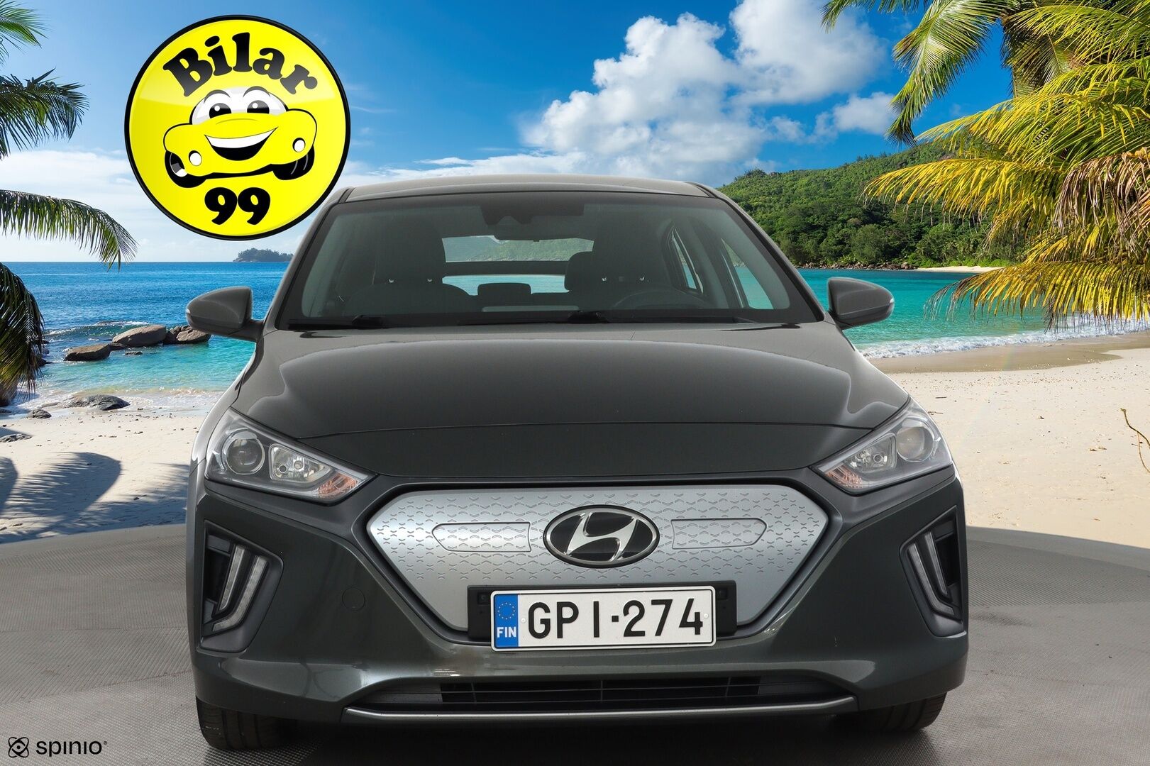 Hyundai IONIQ ELECTRIC 2021 38 kWh 136 hv **Adapt.vakkari / P.kamera / Navi / Ratinlämmitys / Infinity Audio / KeylessGo** - Akku kuntotarkastettu / Kahdet renkaat aluvanteilla