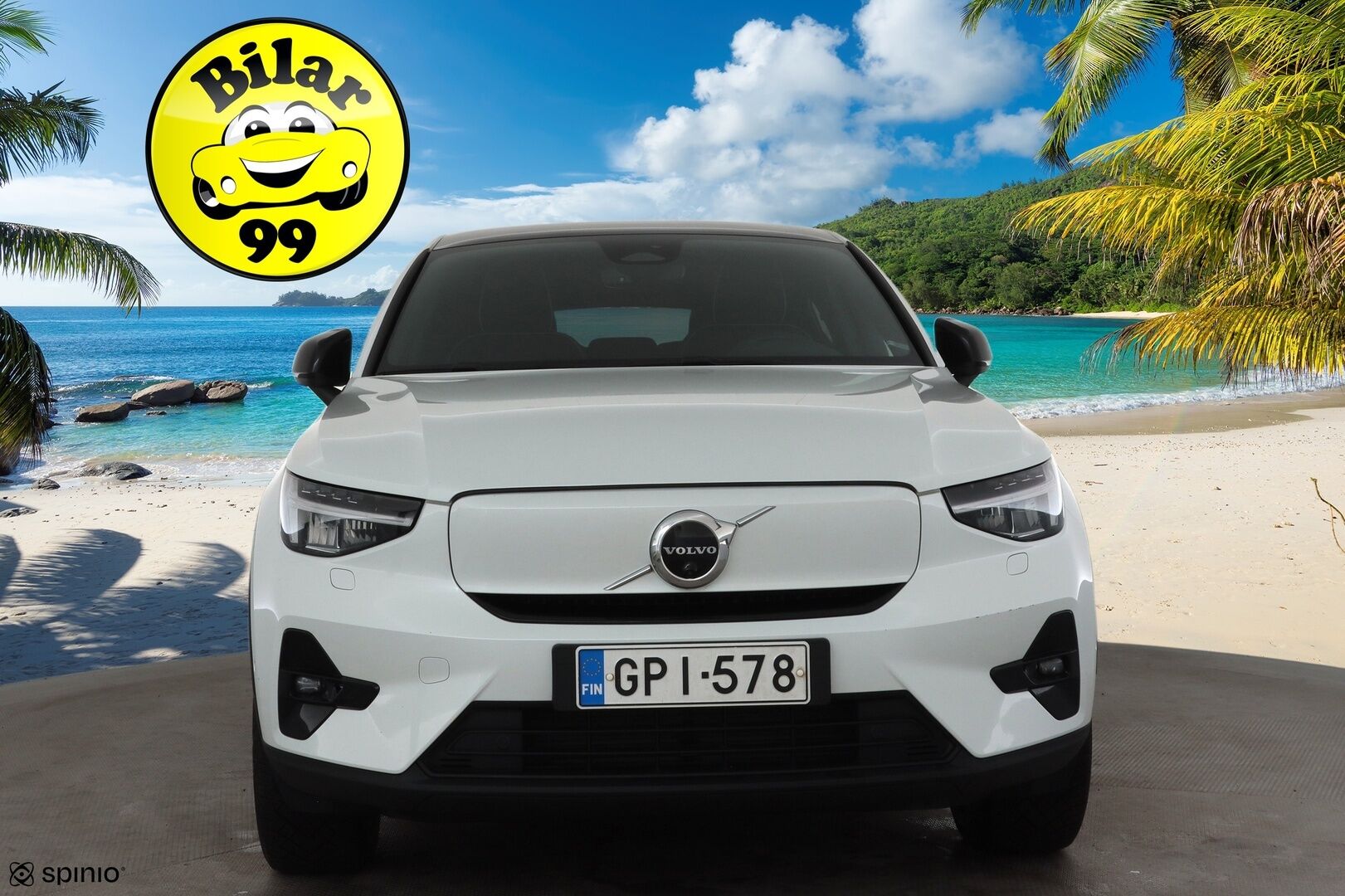 Volvo C40 2023 Recharge Twin Ultimate aut * ILP / Lasikatto / ACC / LED / 360 / Sportpenkki Muistilla / Navi * - H&K / Suomi-auto / Kahdet renkaat aluvanteilla / 2x Latauskaapelit / Merkkihuollot - HULLUT AVAJAISHULINAT KORKOTARJOUS 3,29 %