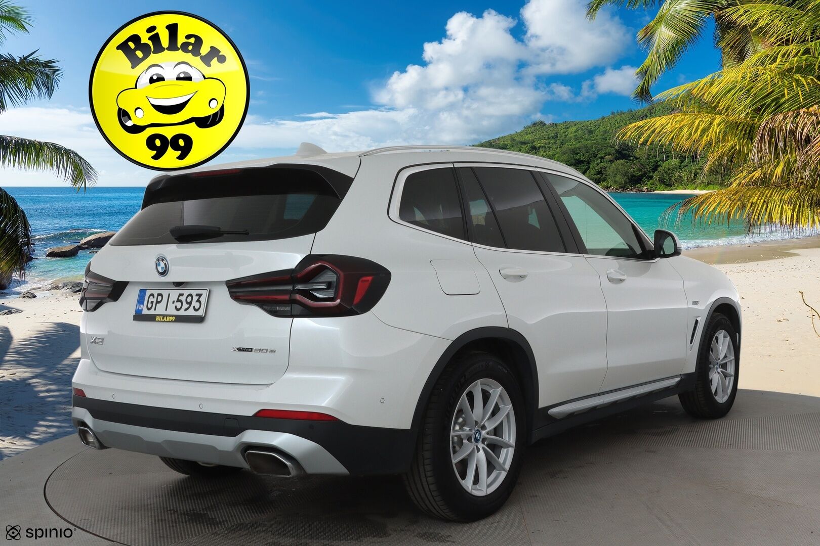 BMW X3 2022 G01 xDrive 30e A Charged Edition *HiFi / Adapt.LED / Koukku / Sporttipenkit muistilla / P.kamera / ComfortAccess* - 1 omisteinen Suomi-auto / Akku kuntotarkastettu SoH 92,4% / Digimittaristo / Apple&Android / Kahdet renkaat aluvanteilla - Osta nyt, maksa vasta ensi vuonna