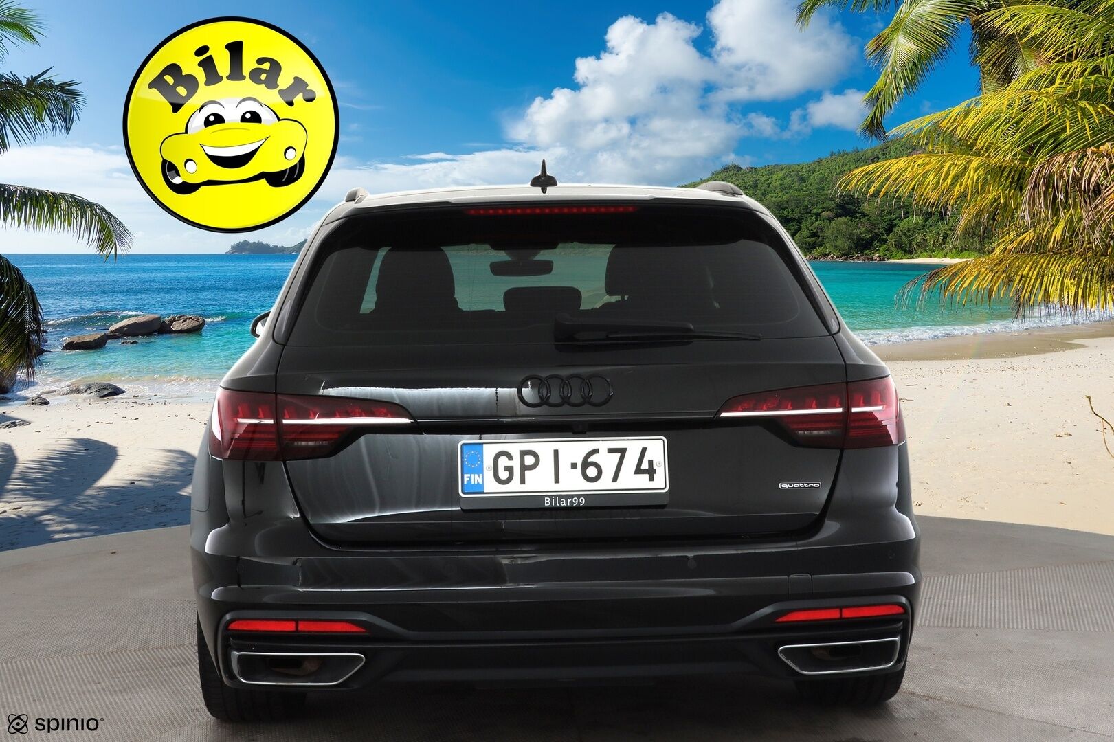 Audi A4 2023 Avant Business Advanced 40 TFSI 150 kW MHEV quattro S tronic - | ACC | Webasto | Puolinahat | S-Line sisäpaketti | Matrix | Digimittaristo | P.kamera | Sporttipenkit | Lämm. ratti | 1-om suomiauto | 2x renkaat aluin |