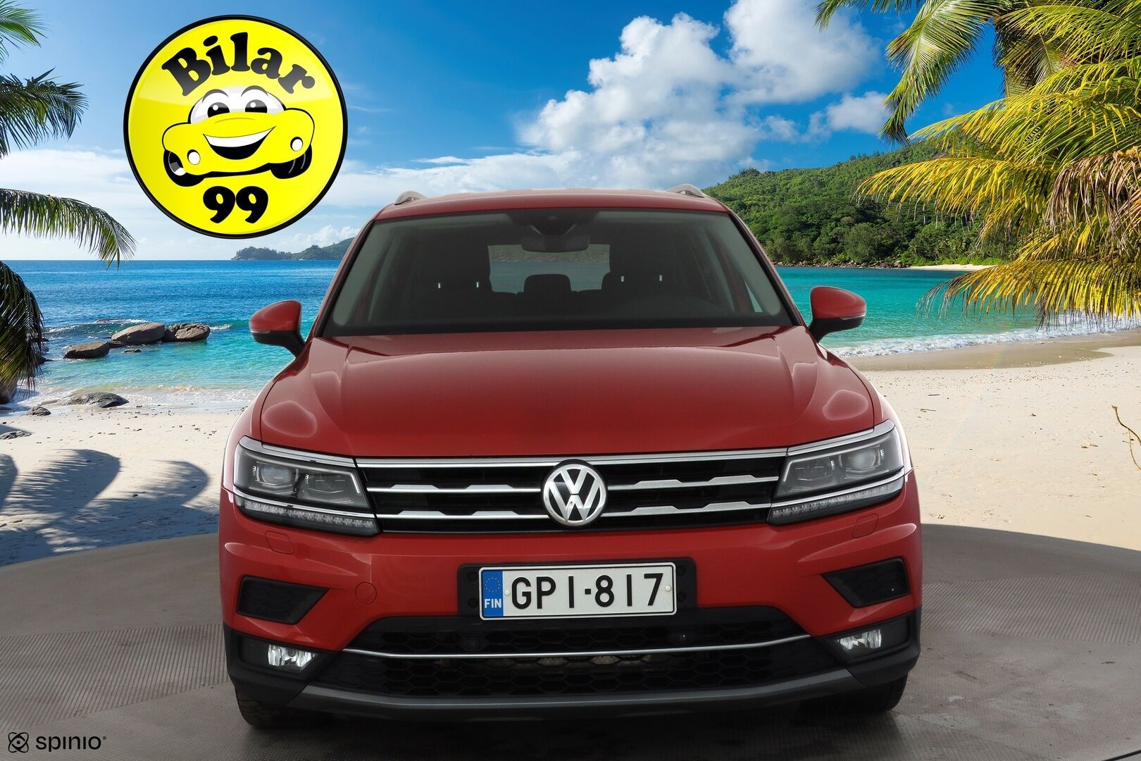Volkswagen TIGUAN ALLSPACE 2018 Highline 2,0 TDI SCR 140 kW 4MOTION DSG 7-P  Winter Edition * Webasto / LED / P.Kamera / ACC / Kaistavahti / Keyless * - Kahdet renkaat / Metalliväri / Alletaittuva peräkoukku