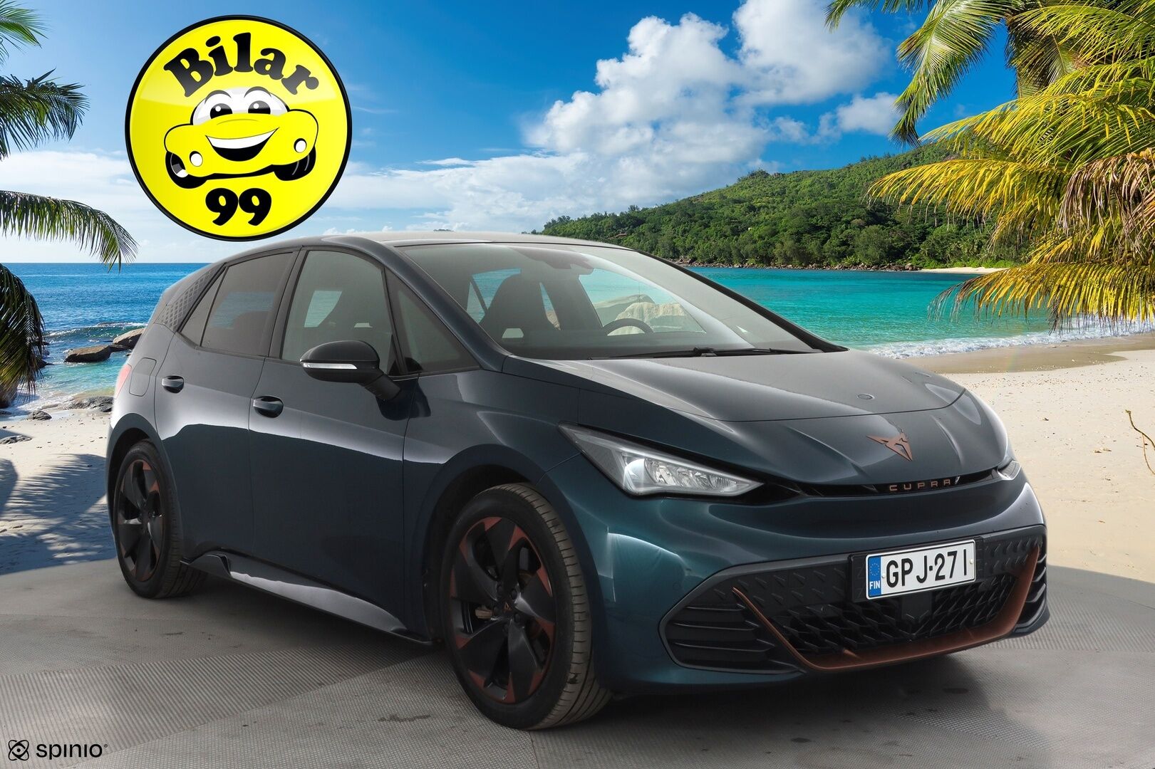 CUPRA Born 2023 e-Boost 170 kW 77 kWh * ACC / ILP / P.kamera / Beats / Keyless / Apple&Android * - 1.Om Suomi-auto / Merkkihuollettu / Kahdet Renkaat - HULLUT AVAJAISHULINAT KORKOTARJOUS 3,29 %