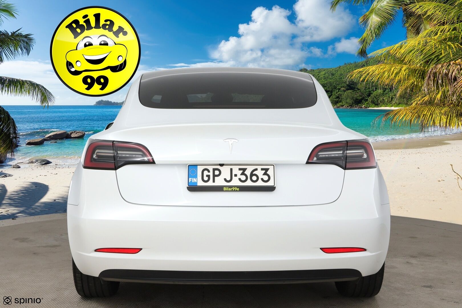 Tesla Model 3 2023 RWD / *Lasikatto / Lämpöpumppu / Adapt.Vakkari / Matrix-LED / P.kamera / Navi / Premium audio / AMD Ryzen - 2x vanteet & renkaat