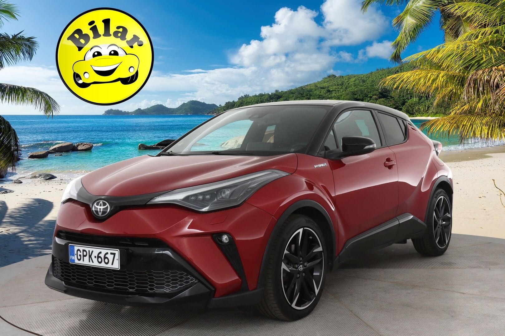 Toyota C-HR 2021 2,0 Hybrid GR Sport - | ACC | BLIS | JBL | P.kamera | Navi | KeylessGo | LED | Sähkösäätö Nahka-Alcantara penkit | Apple & Android | 