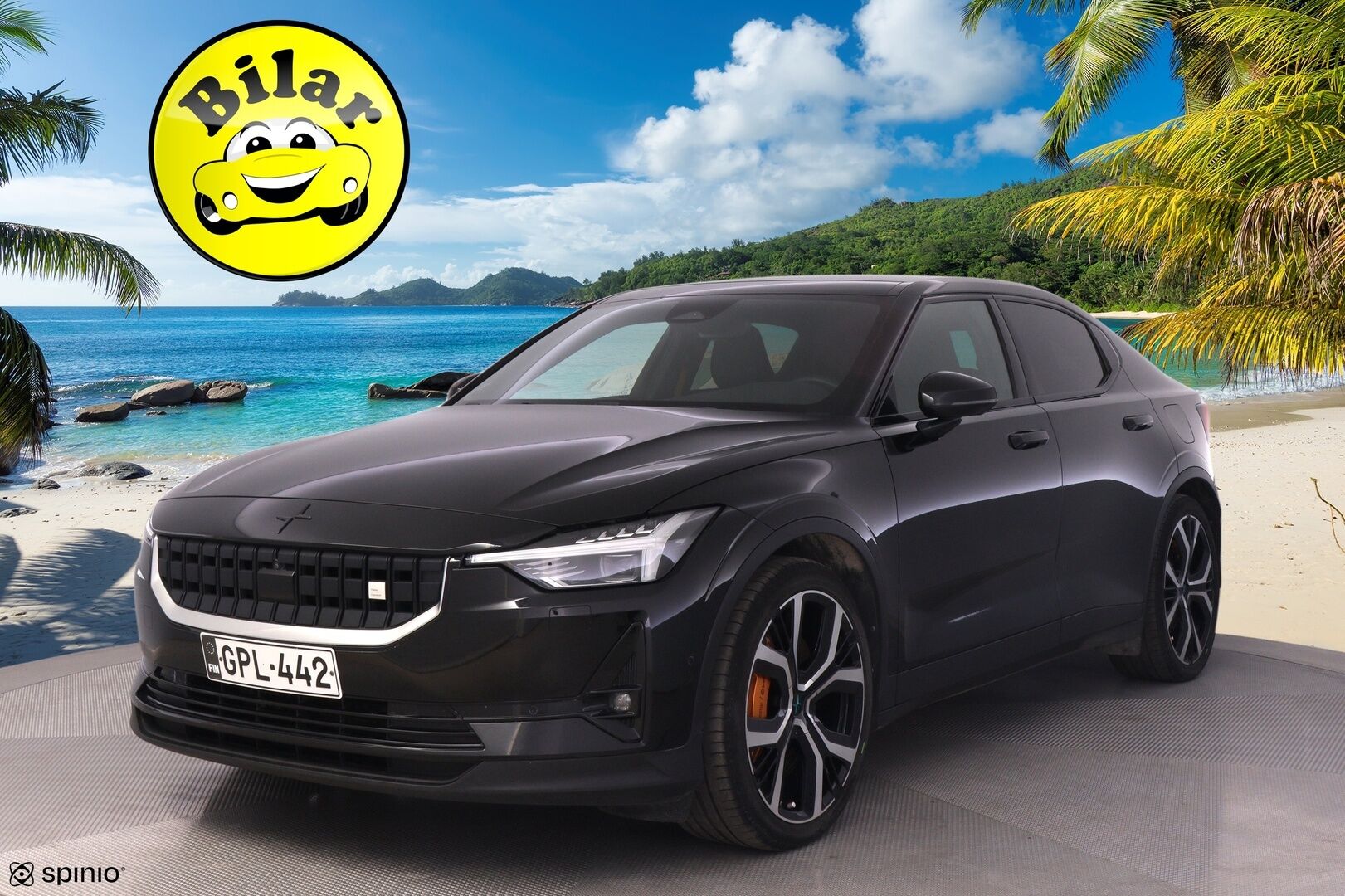 Polestar 2 2021 Long Range Dual Motor Performance 350kW 78kWh - Performance pack / Pilot & Plus / Adapt.vakkari / 360 kamera / Pixel LED / H&K / Apple&Android / Keyless / Sporttipenkit / Navi / 