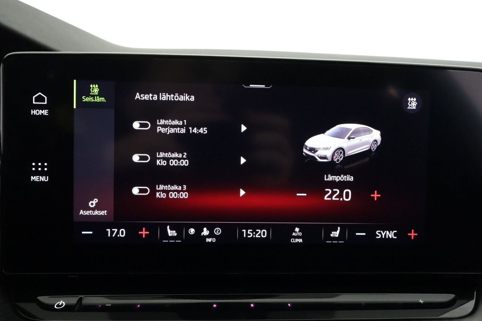 Skoda Octavia 2023 2.0 TDI 200 RS DSG Autom. - | ACC | Webasto | Skoda Crystal Matrix LED | P.Kamera | Ratinlämmitys | Keyless | Apple&Android | 1.Om Suomi-auto | Kahdet Renkaat | Merkkihuollettu |