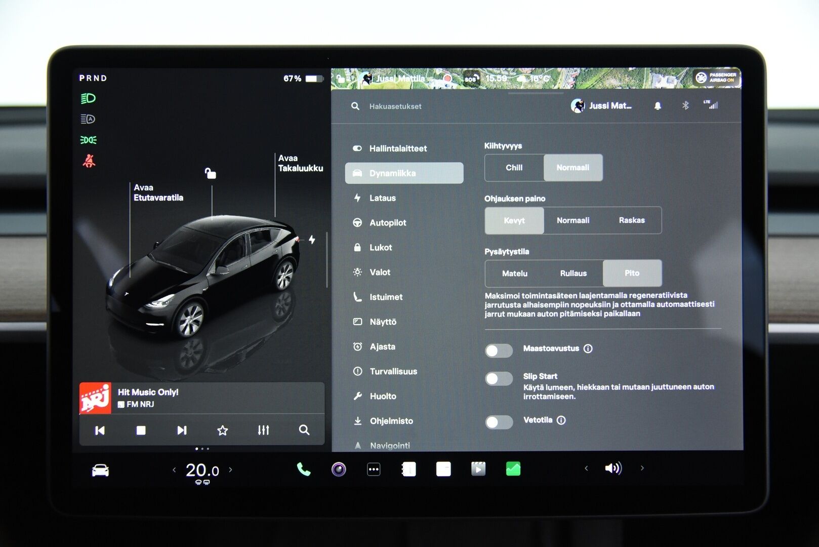 Tesla Model Y 2023 Long Range AWD / Matrix-LED / Vetokoukku / Lämpöpumppu / Adapt. vak / Lasikatto / Autopilot / AMD-Ryzen - 3,99 % KORKOTARJOUS TÄHÄN AUTOON - 1-omisteinen Suomi-Auto vetokoukulla!