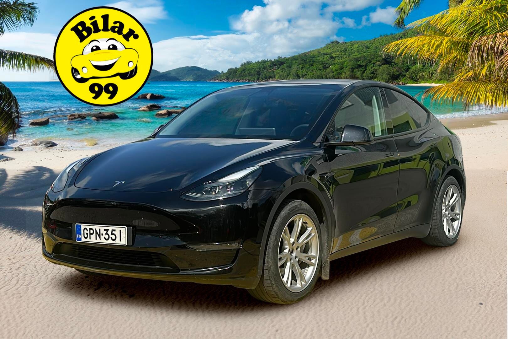 Tesla Model Y 2023 Long Range AWD / Matrix-LED / Vetokoukku / Lämpöpumppu / Adapt. vak / Lasikatto / Autopilot / AMD-Ryzen - 3,99 % KORKOTARJOUS TÄHÄN AUTOON - 1-omisteinen Suomi-Auto vetokoukulla!