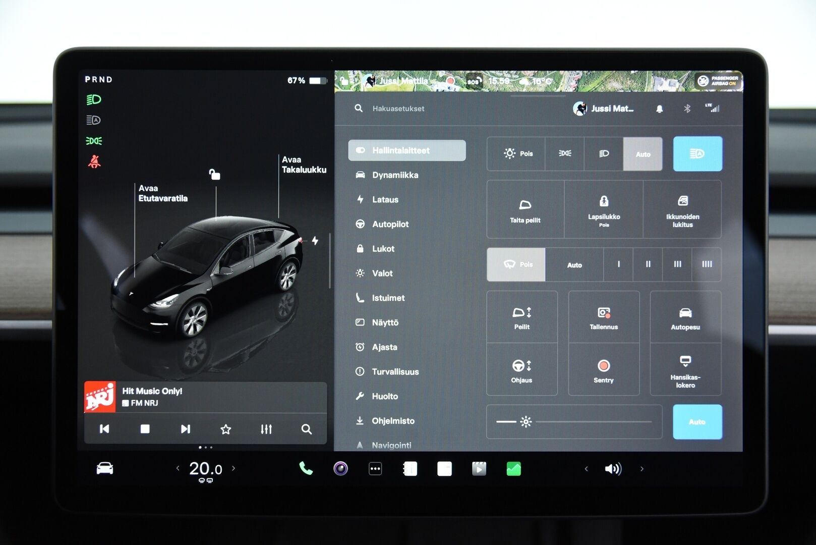 Tesla Model Y 2023 Long Range AWD / Matrix-LED / Vetokoukku / Lämpöpumppu / Adapt. vak / Lasikatto / Autopilot / AMD-Ryzen - 3,99 % KORKOTARJOUS TÄHÄN AUTOON - 1-omisteinen Suomi-Auto vetokoukulla!