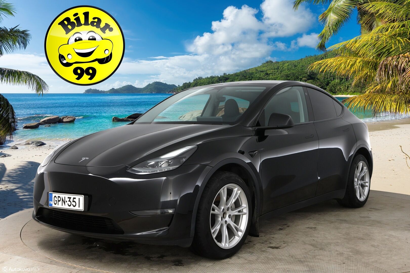 Tesla Model Y 2023 Long Range AWD / Matrix-LED / Vetokoukku / Lämpöpumppu / Adapt. vak / Lasikatto / Autopilot / AMD-Ryzen - 3,99 % KORKOTARJOUS TÄHÄN AUTOON - 1-omisteinen Suomi-Auto vetokoukulla!