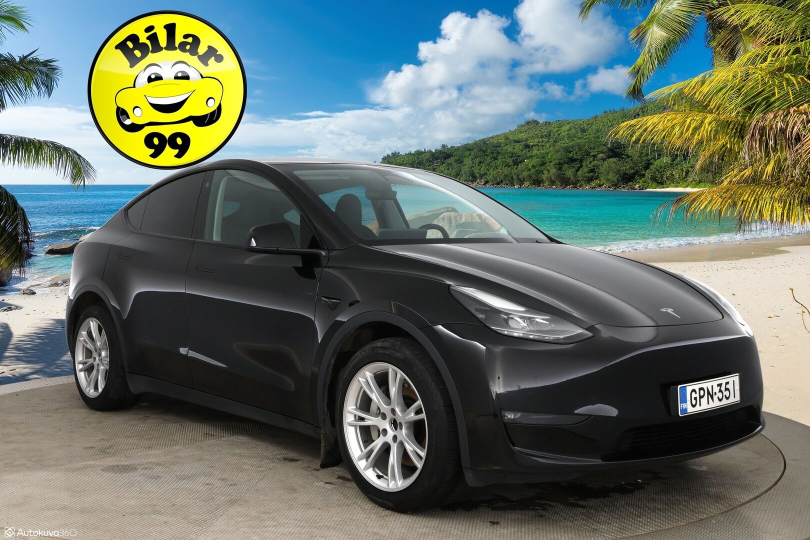 Tesla Model Y 2023 Long Range AWD / Matrix-LED / Vetokoukku / Lämpöpumppu / Adapt. vak / Lasikatto / Autopilot / AMD-Ryzen - 3,99 % KORKOTARJOUS TÄHÄN AUTOON - 1-omisteinen Suomi-Auto vetokoukulla!