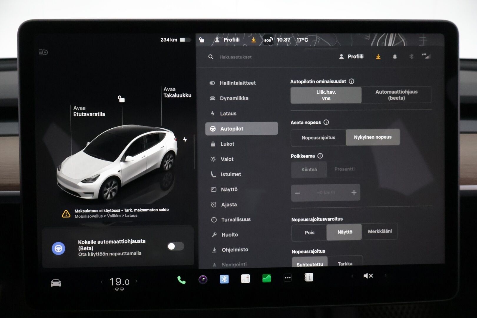 Tesla Model Y 2023 Long Range Dual Motor *ILP / Lasikatto / AMD Ryzen /  FSD3* - * AKKU KUNTOTARKASTETTU*  *2X Vanteet / Super Siisti / Perheauto*
