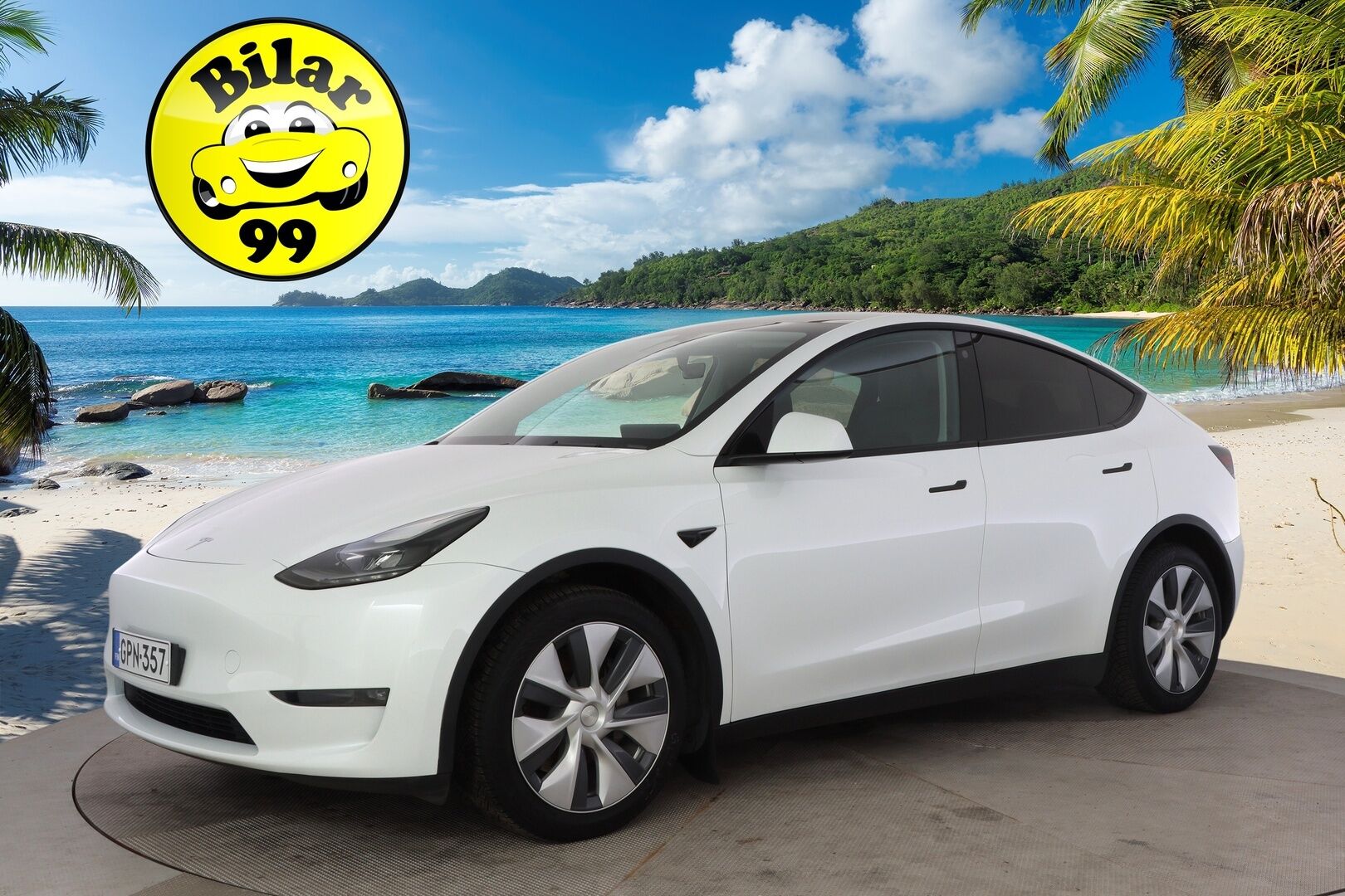 Tesla Model Y 2023 Long Range Dual Motor *ILP / Lasikatto / AMD Ryzen /  FSD3* - * AKKU KUNTOTARKASTETTU*  *2X Vanteet / Super Siisti / Perheauto*