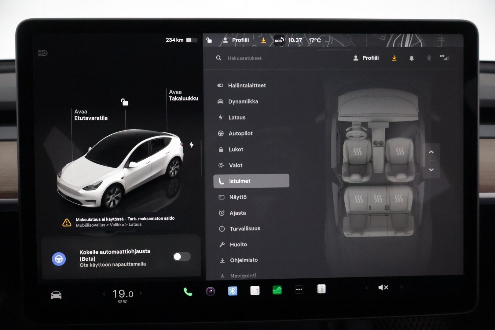 Tesla Model Y 2023 Long Range Dual Motor *ILP / Lasikatto / AMD Ryzen /  FSD3* - * AKKU KUNTOTARKASTETTU*  *2X Vanteet / Super Siisti / Perheauto*