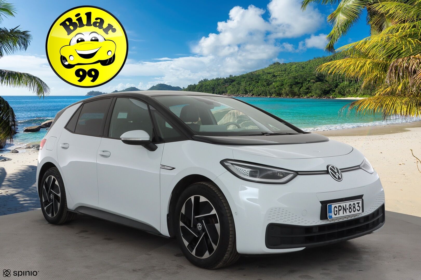 Volkswagen ID.3 2023 Pro Business 150 kW, akku 58 kWh * ACC / ILP / HUD / IQ.Light / 360° / Muistipenkit hieronnalla / Lasikatto / Navi / Keyless * - 1.Om Suomi-auto / Kahdet renkaat aluvanteilla / Huippuvarusteet - HULLUT AVAJAISHULINAT KORKOTARJOUS 3,29 %