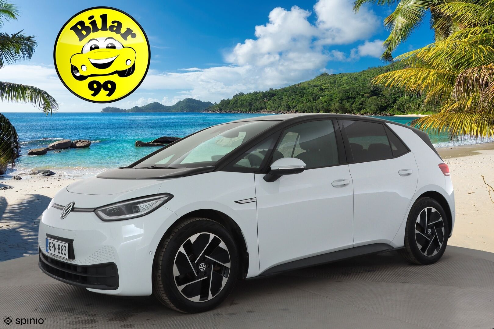 Volkswagen ID.3 2023 Pro Business 150 kW, akku 58 kWh * ACC / ILP / HUD / IQ.Light / 360° / Muistipenkit hieronnalla / Lasikatto / Navi / Keyless * - 1.Om Suomi-auto / Kahdet renkaat aluvanteilla / Huippuvarusteet - HULLUT AVAJAISHULINAT KORKOTARJOUS 3,29 %