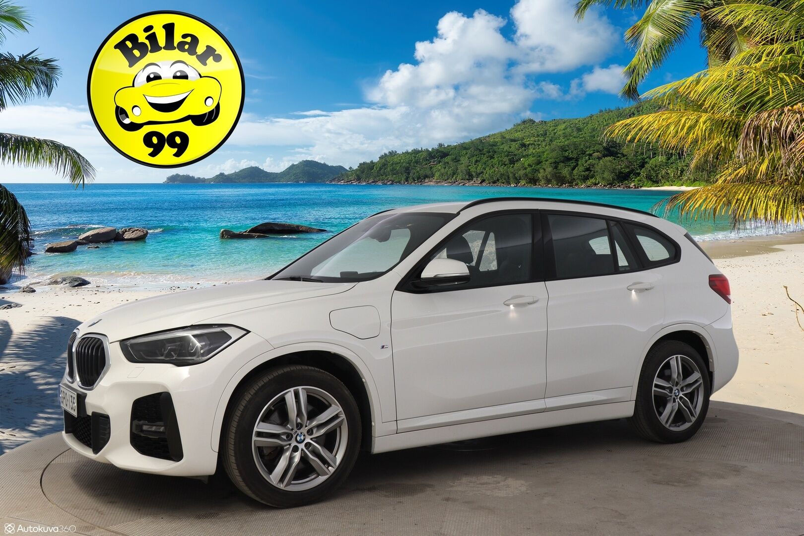BMW X1 2021 10 kWh, xDrive 25e M-Sport Plug-In Hybrid *Blow-By Heater / HUD / Peruutuskamera / Sporttinahat / Koukku / Navi* - Fiksu taloudellinen M-Sport Bemari särmällä huoltohistorialla, nelivedolla sekä vetokoukulla varustettuna!
