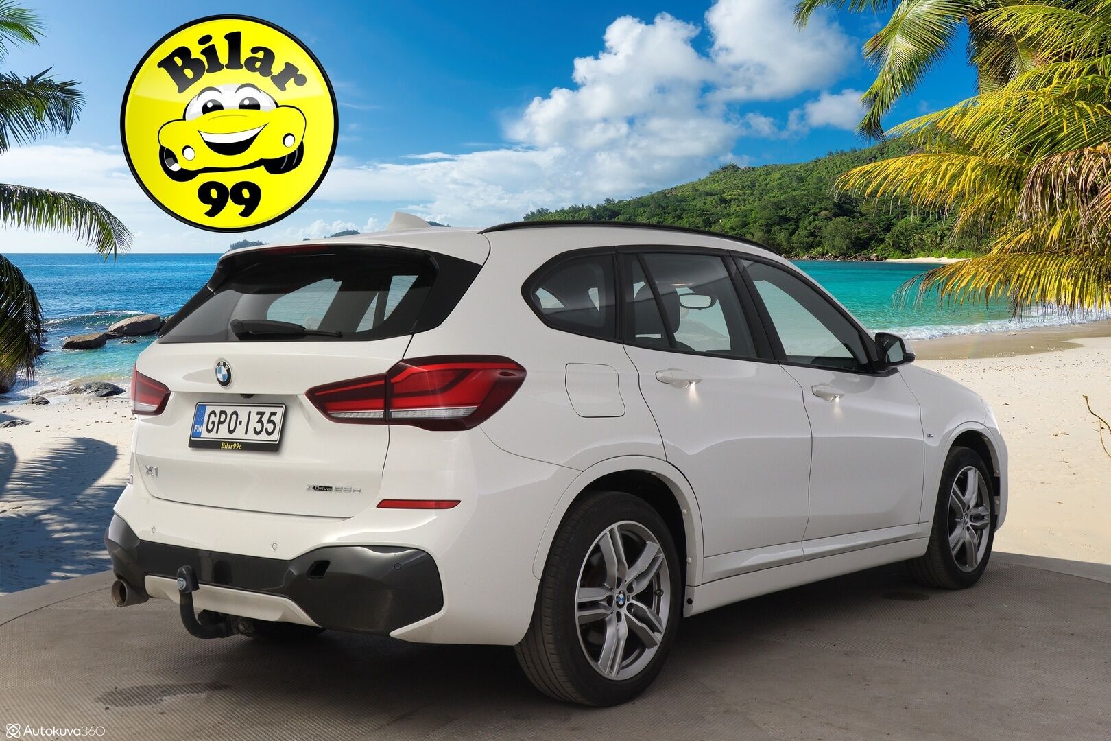BMW X1 2021 10 kWh, xDrive 25e M-Sport Plug-In Hybrid *Blow-By Heater / HUD / Peruutuskamera / Sporttinahat / Koukku / Navi* - Fiksu taloudellinen M-Sport Bemari särmällä huoltohistorialla, nelivedolla sekä vetokoukulla varustettuna!
