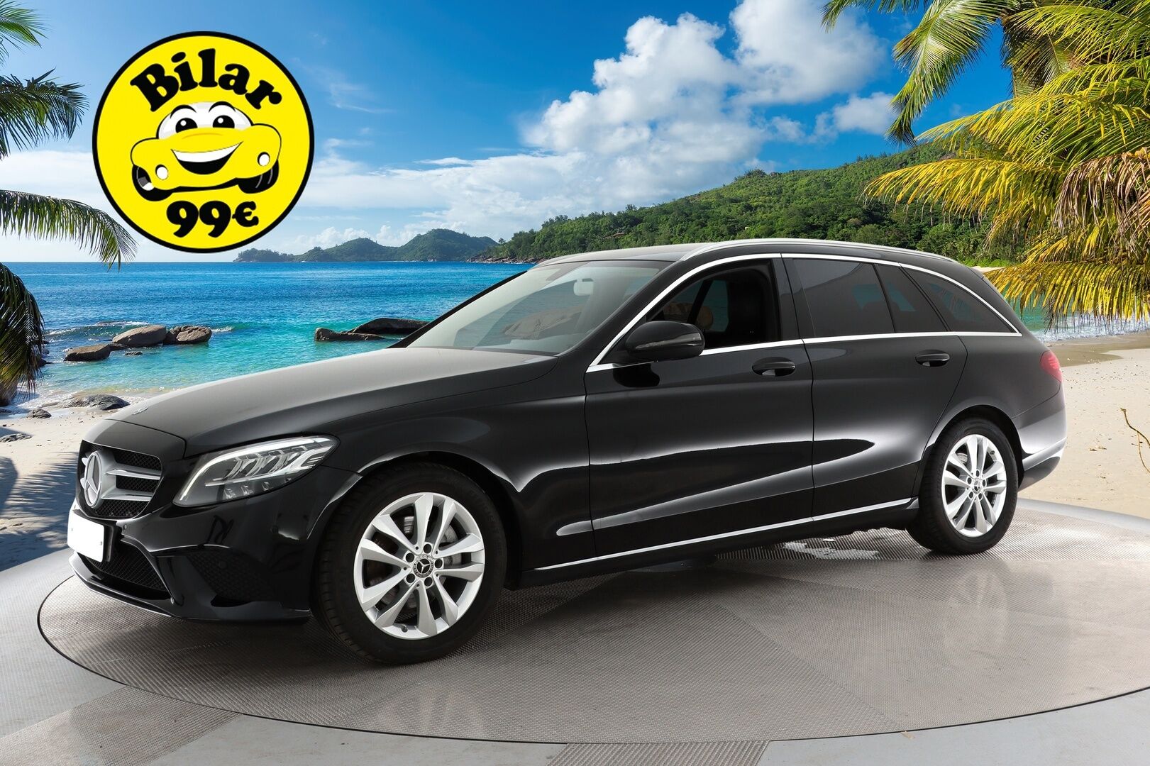 MERCEDES-BENZ C 2019 200 d T A Business *Facelift / Webasto / Navi / LED / Apple&Android / P.kamera / Koukku * - *Juuri saapunut / Juuri huollettu*