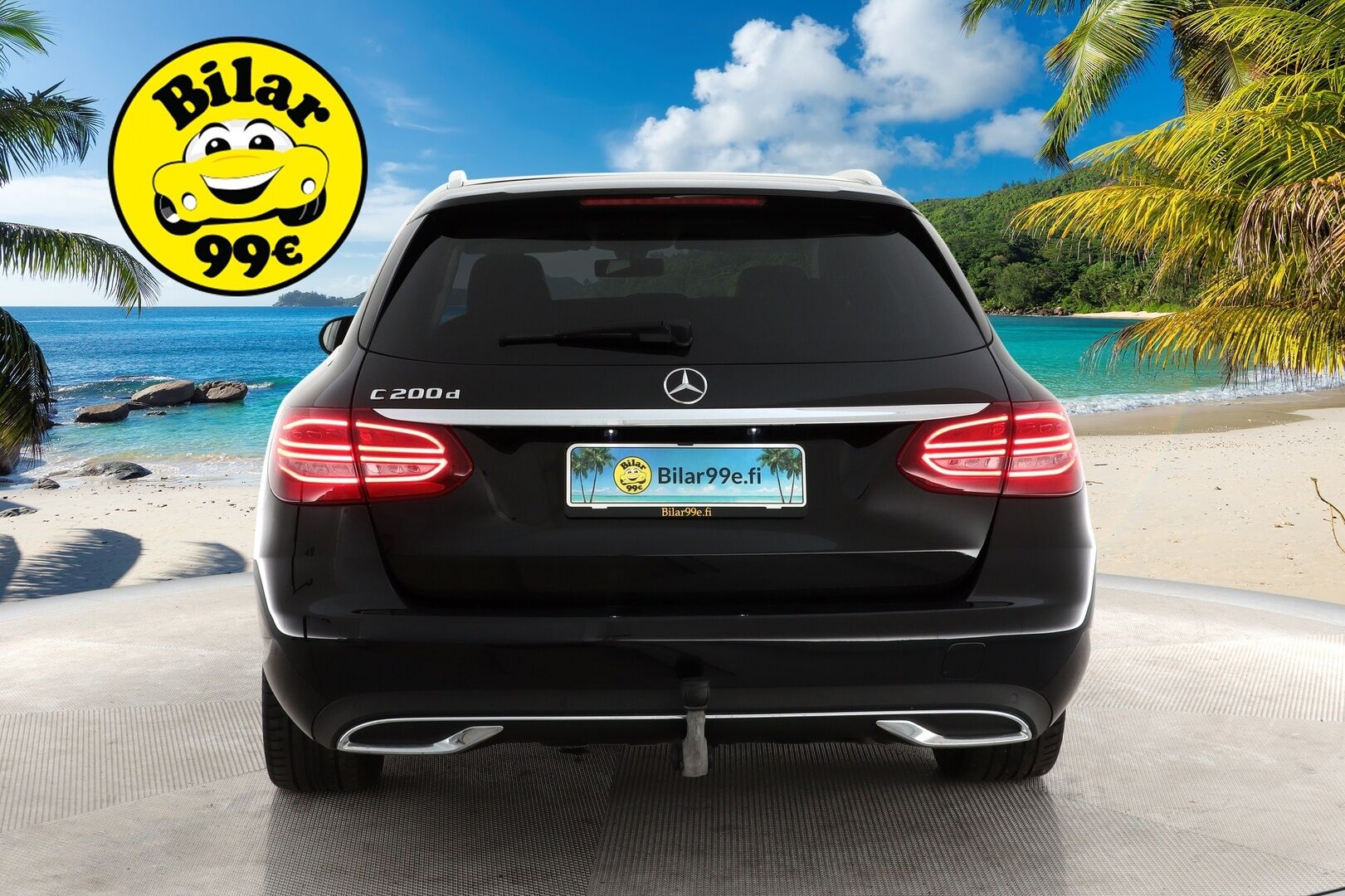 MERCEDES-BENZ C 2019 200 d T A Business *Facelift / Webasto / Navi / LED / Apple&Android / P.kamera / Koukku * - *Juuri saapunut / Juuri huollettu*