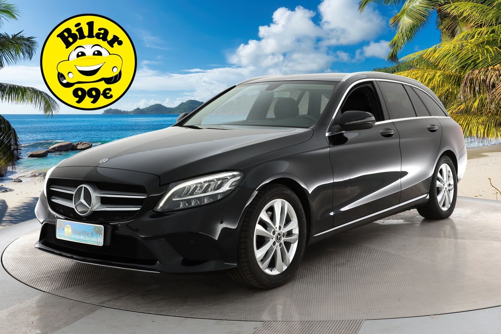 MERCEDES-BENZ C 2019 200 d T A Business *Facelift / Webasto / Navi / LED / Apple&Android / P.kamera / Koukku * - *Juuri saapunut / Juuri huollettu*