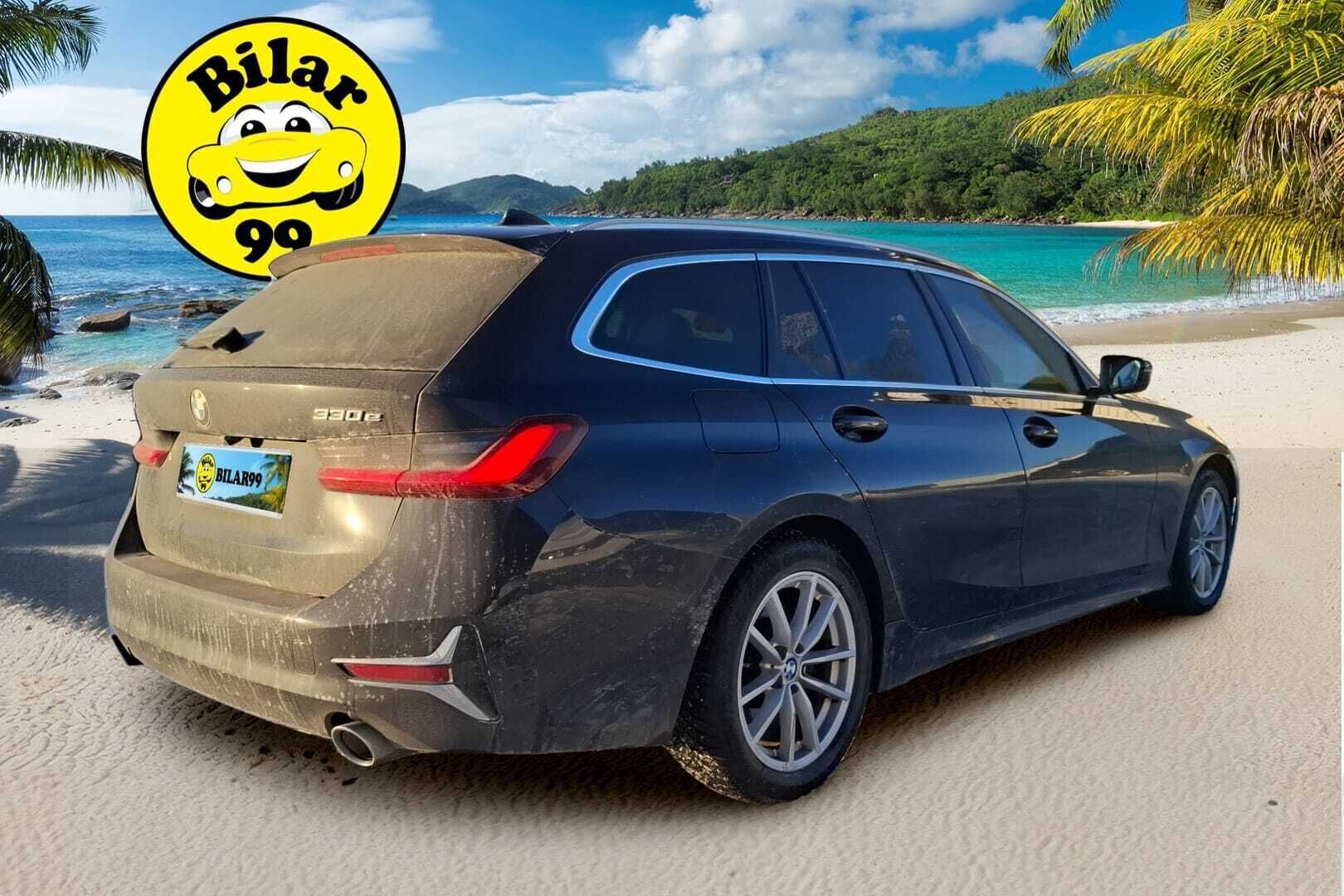 BMW 330 2021 G21 Touring 330e xDrive Business Sport *ACC / Harman/Kardon / Laser / P-kamera / Koukku* - *2x-renkaat / Nahkasisusta / Navigointi / Kattavasti varusteltu!* - HULLU BLACKWEEK KORKOTARJOUS 2,49%