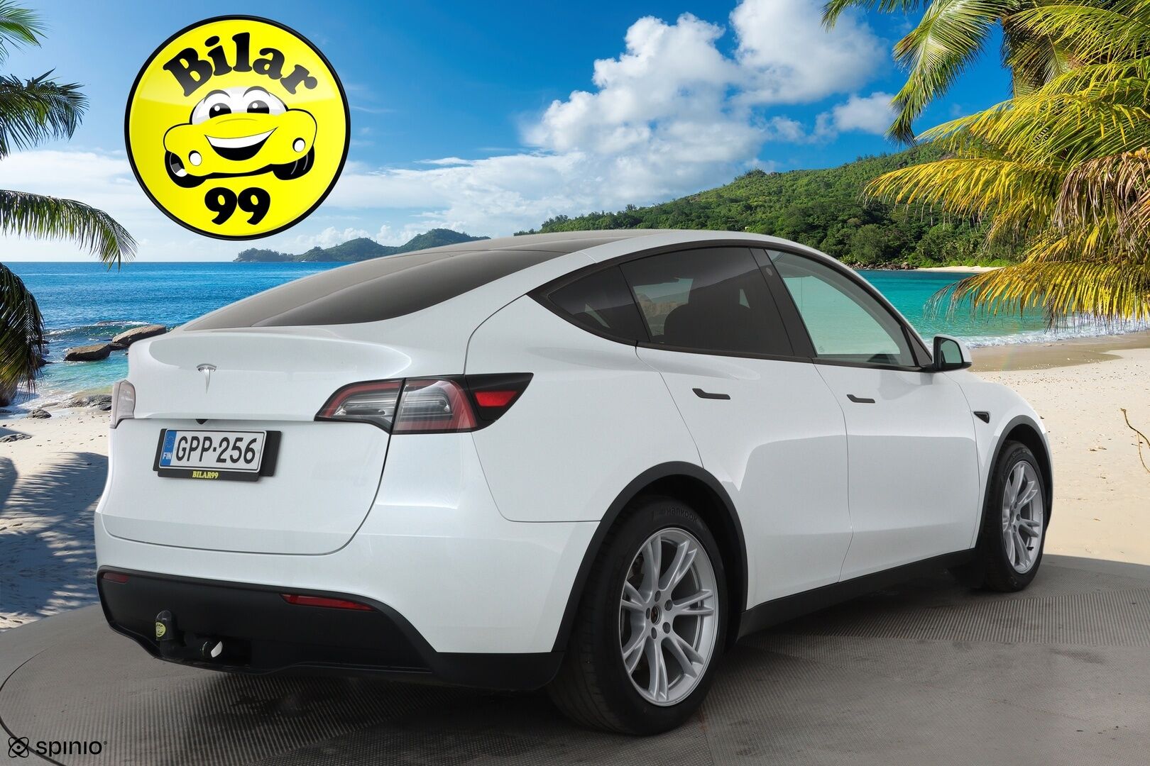 Tesla Model Y 2023 RWD - 3,99 % KORKOTARJOUS TÄHÄN AUTOON - 1Om Suomiauto / Lämpöpumppu / Vetokoukku / Matrix LED / Nahkasisusta / Premium Audio!