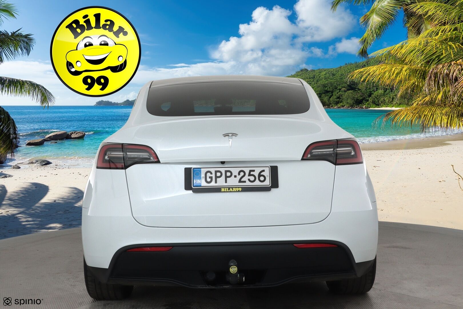 Tesla Model Y 2023 RWD - 3,99 % KORKOTARJOUS TÄHÄN AUTOON - 1Om Suomiauto / Lämpöpumppu / Vetokoukku / Matrix LED / Nahkasisusta / Premium Audio!